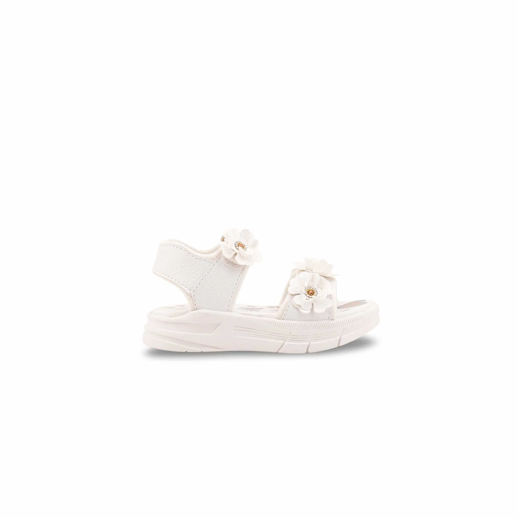 Girls White Casual Sandal KD5833 - Image 2