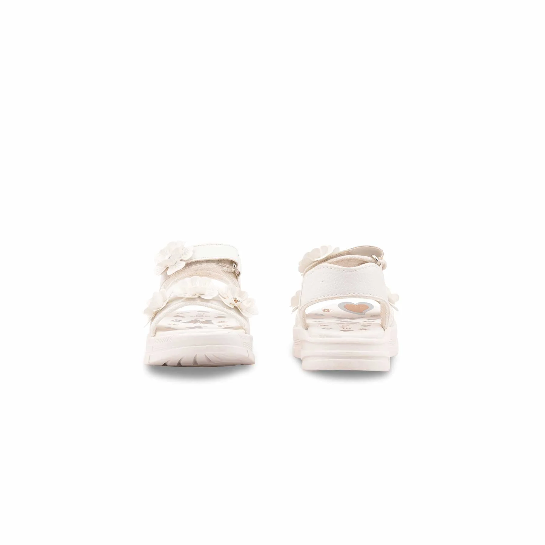 Girls White Casual Sandal KD5833 - Image 4