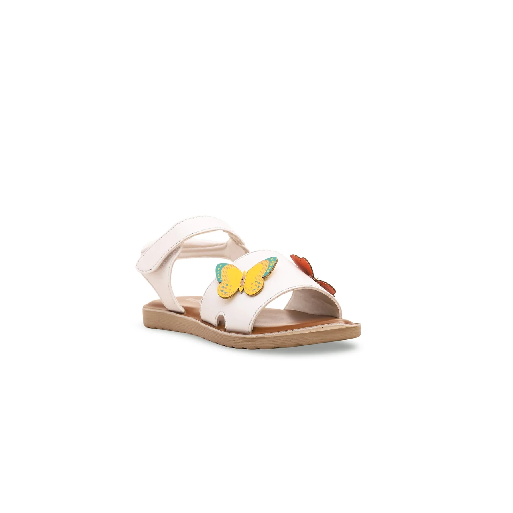 Girls White Casual Sandal KD7851 - Image 2