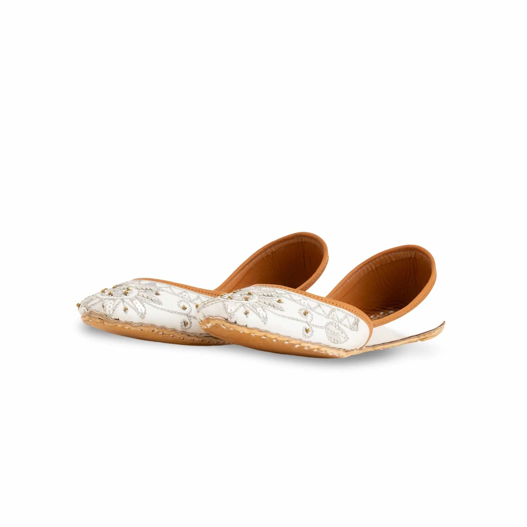 Girls White Fancy Khussa KD2452 - Image 3