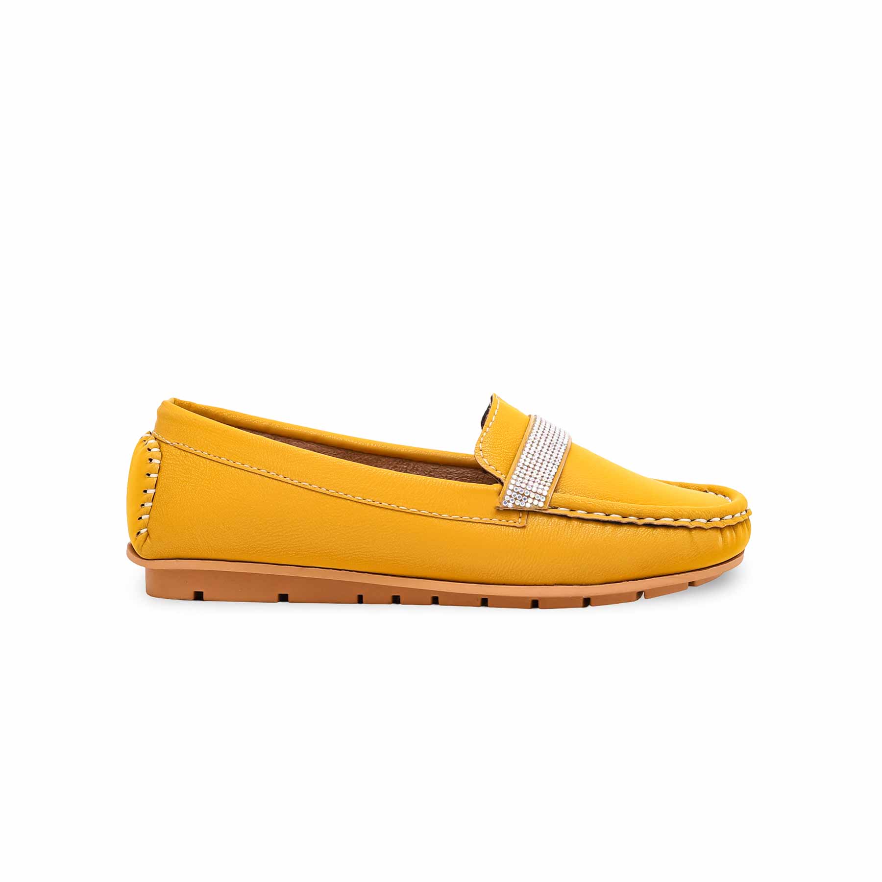 Girls Yellow Casual Moccasin KD0887 - Image 2