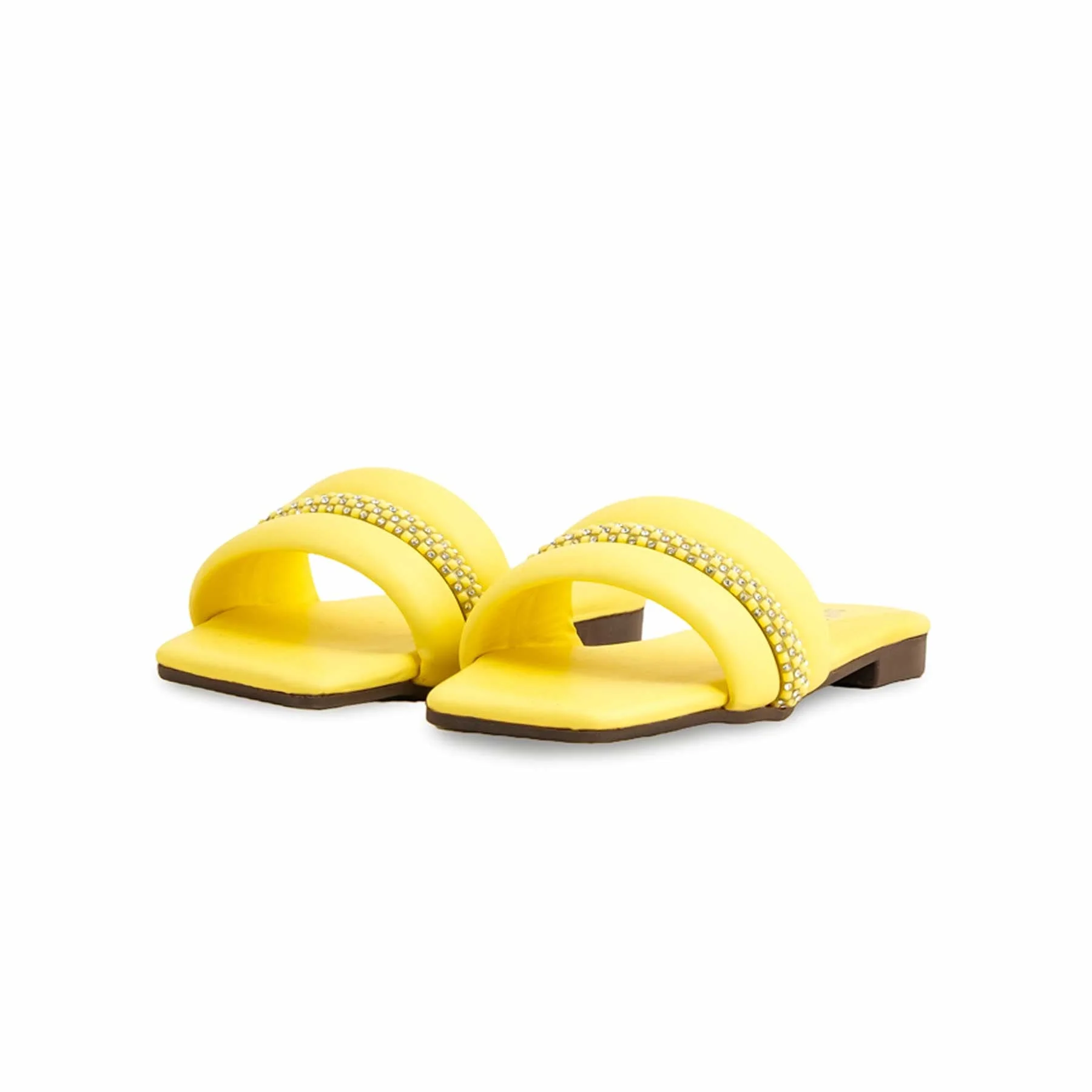 Girls Yellow Casual Slipper KD5526 - Image 3