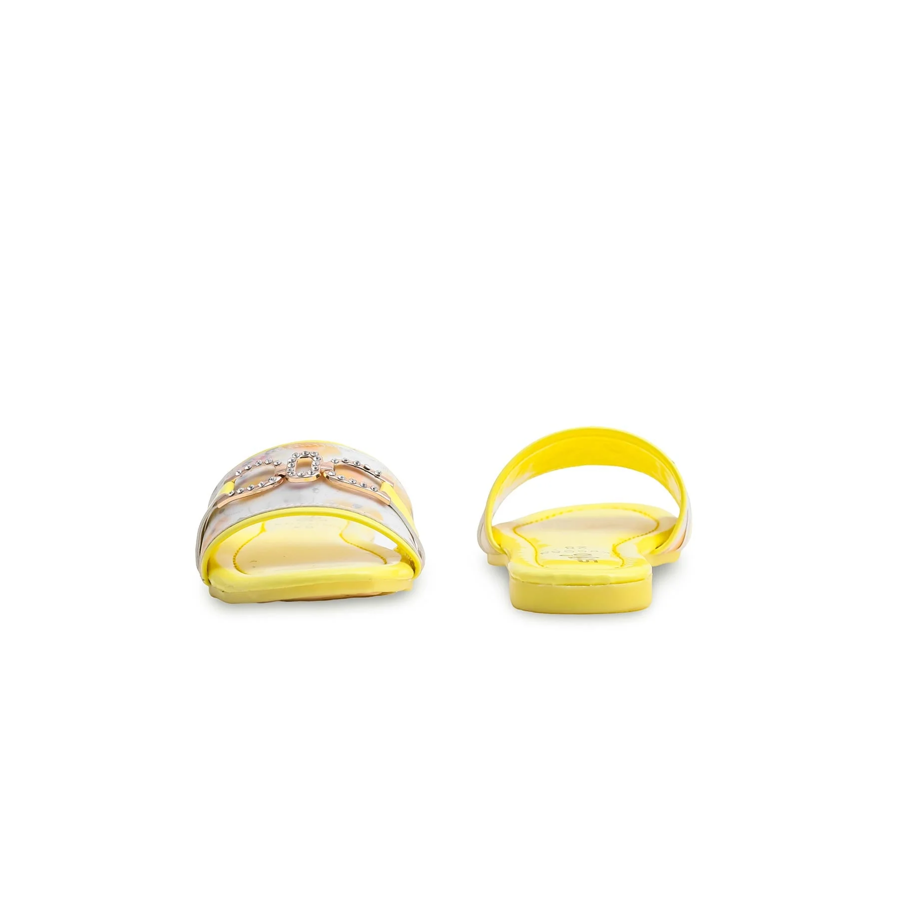 Girls Yellow Casual Slipper KD5558 - Image 4