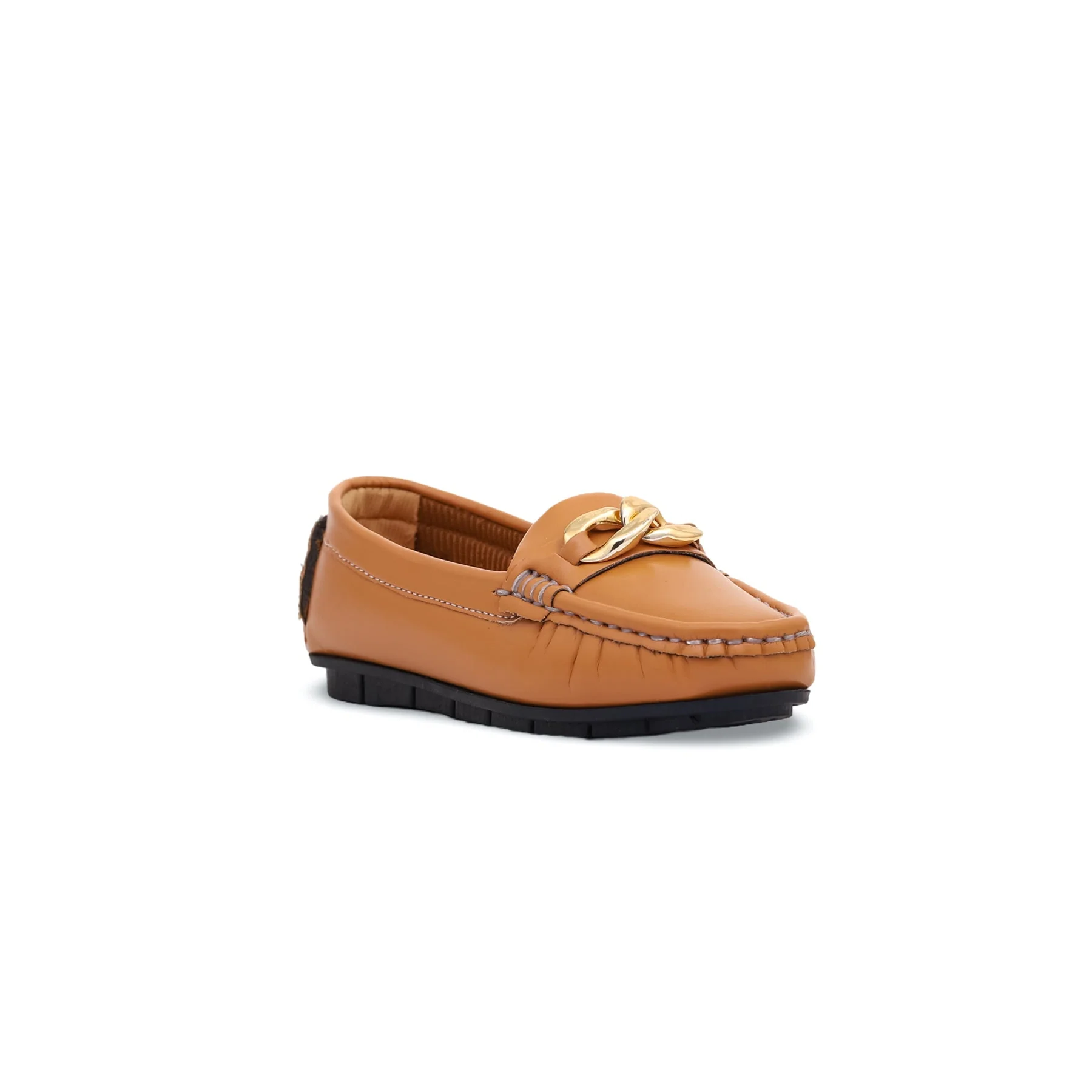 Girls Yellow Formal Moccasin KD0691 - Image 2