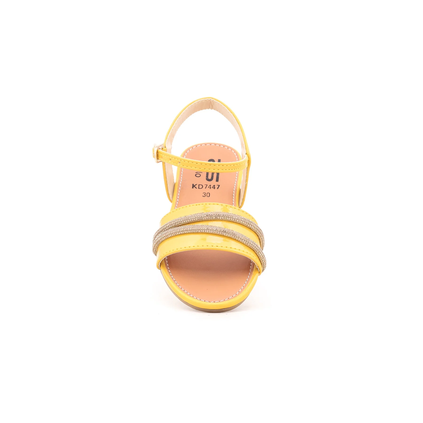 Girls Yellow Formal Sandal KD7447 - Image 3