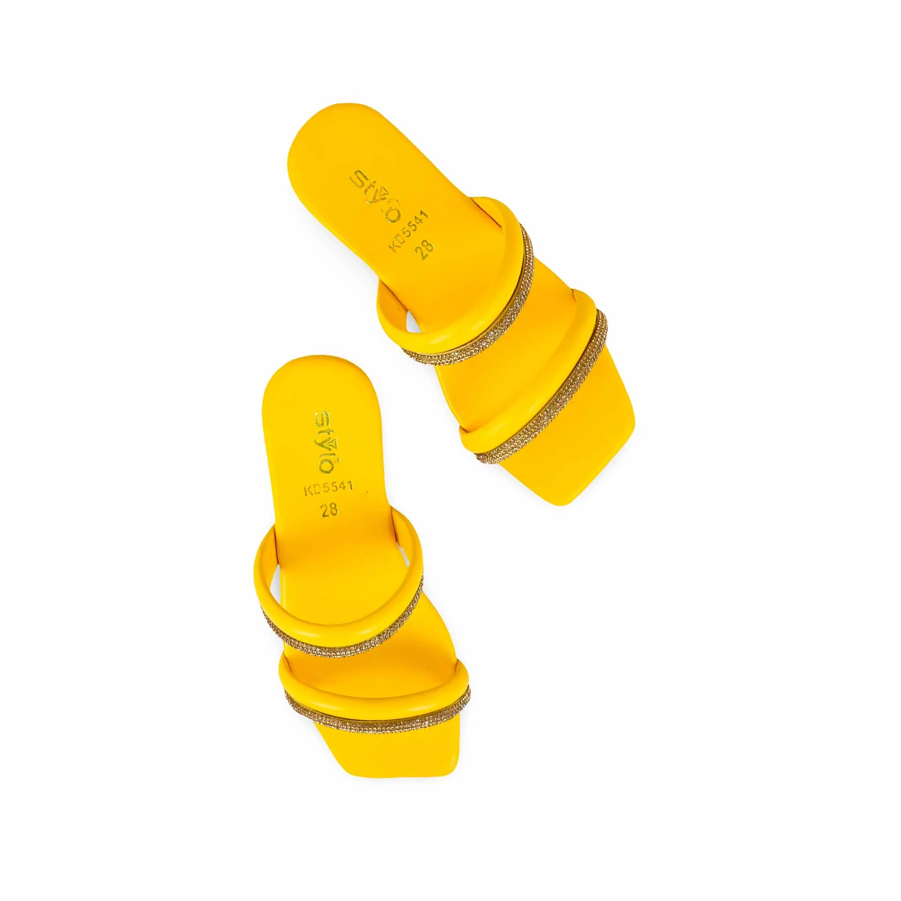 Girls Yellow Formal Slipper KD5541 - Image 5