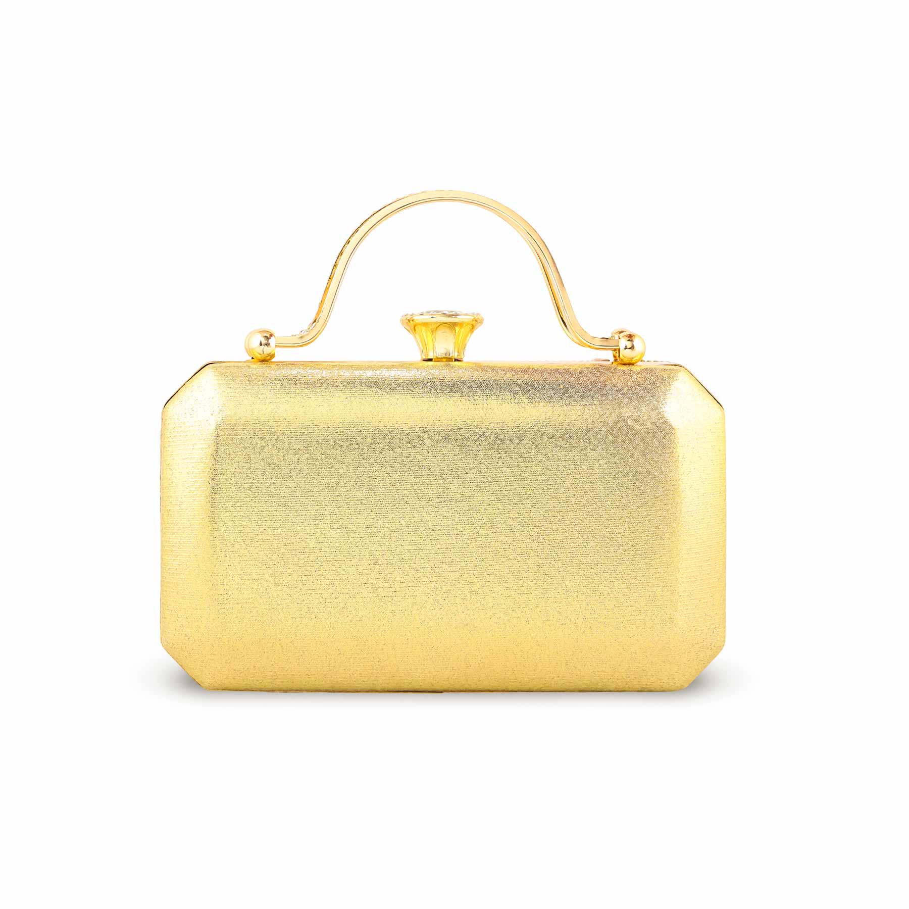 Golden Bridal Clutch For Ladies p24259 - Image 4