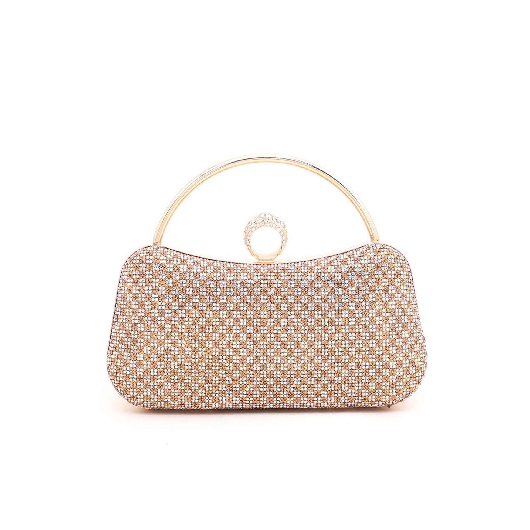 Golden Bridal Clutch P14998 - Image 2