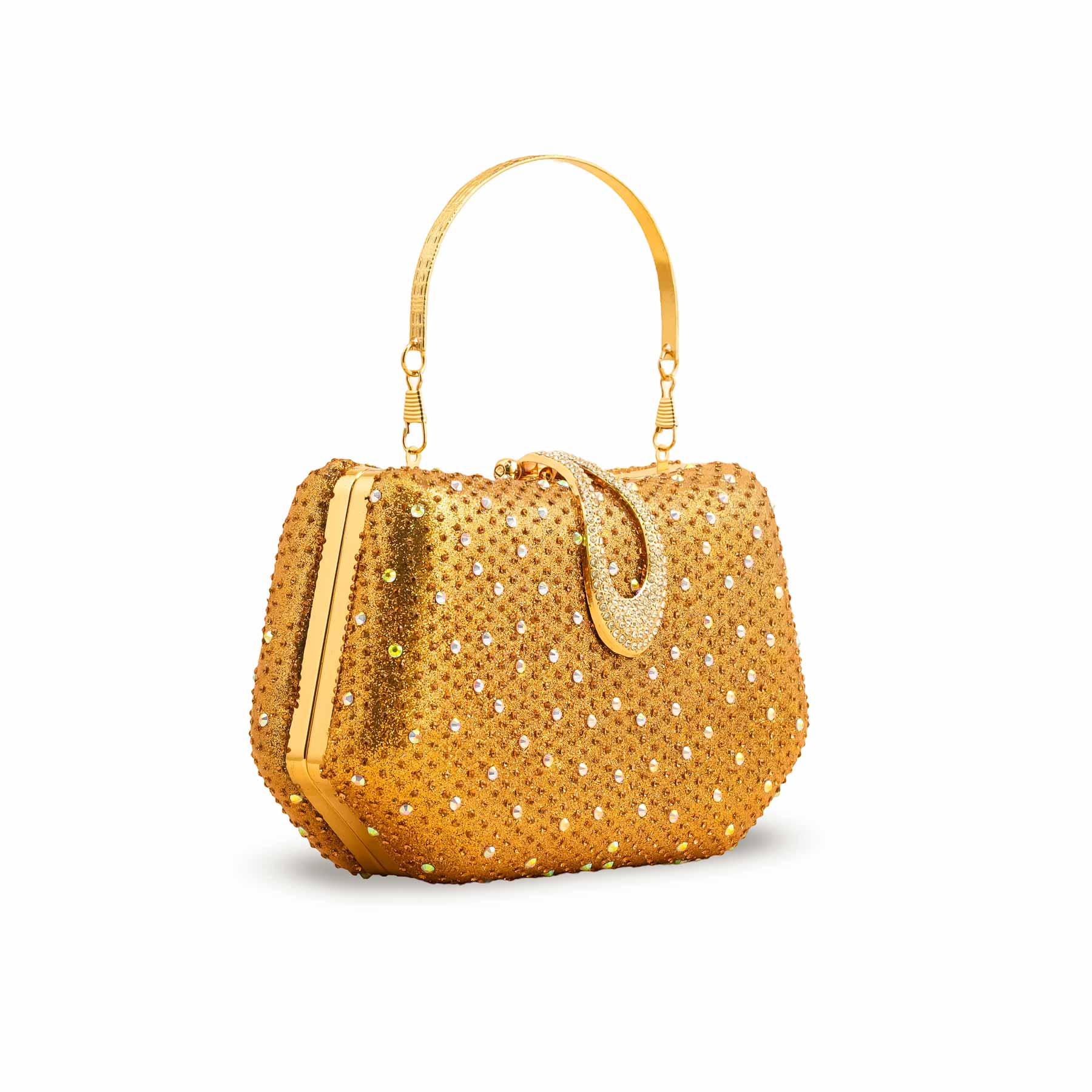 Golden Bridal Clutch P15387 - Image 2