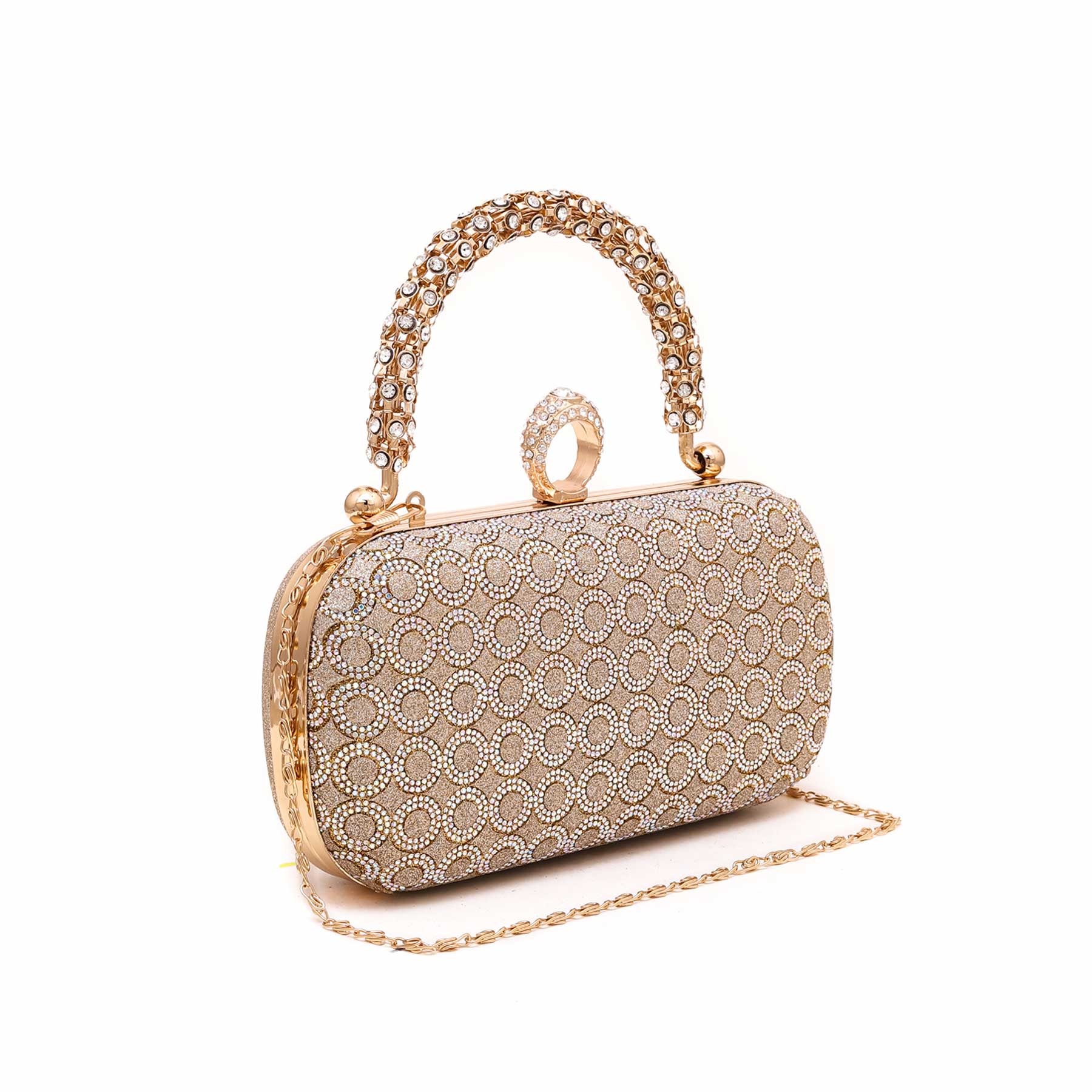 Golden Bridal Clutch P15560 - Image 2