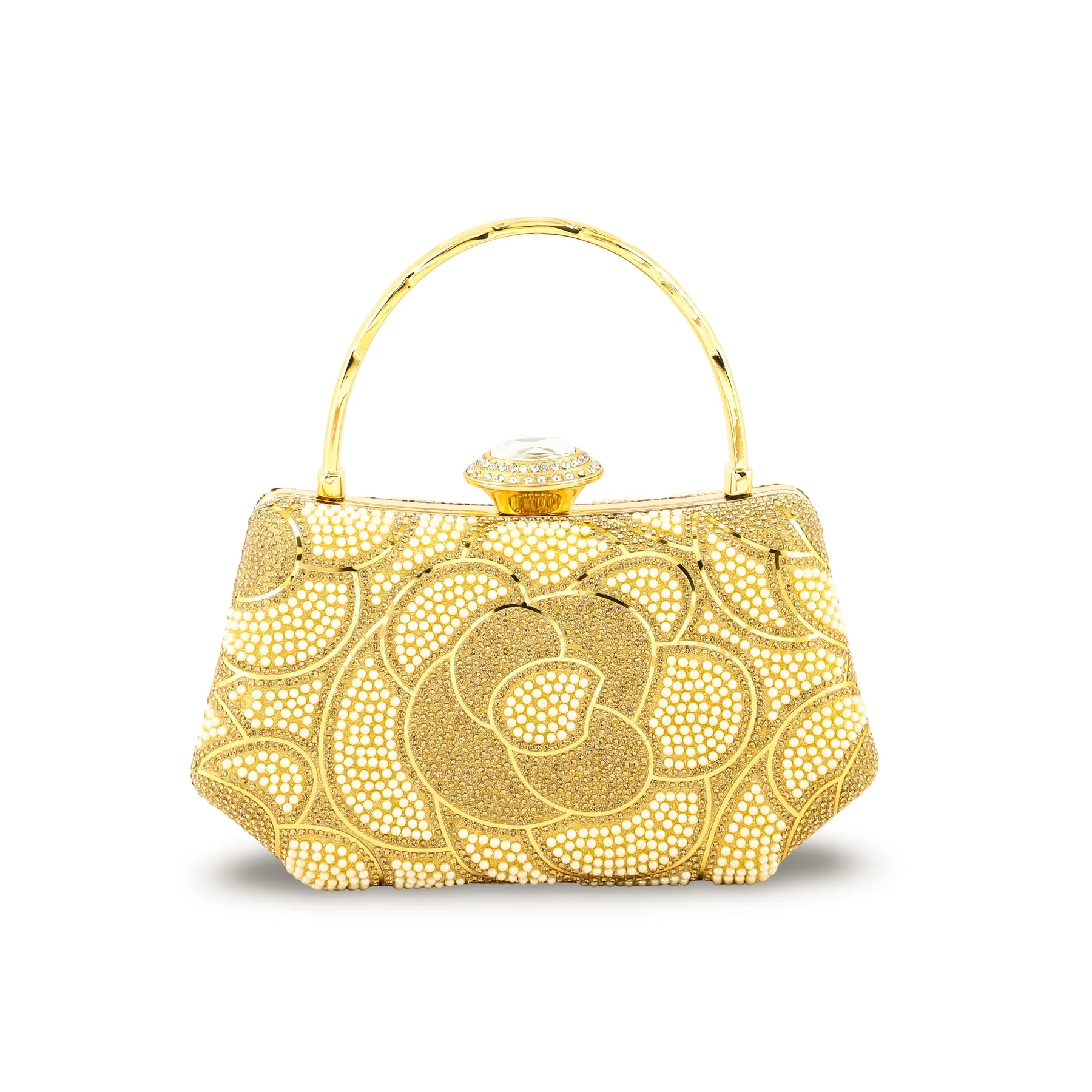 Golden Bridal Clutch p24252 - Image 4
