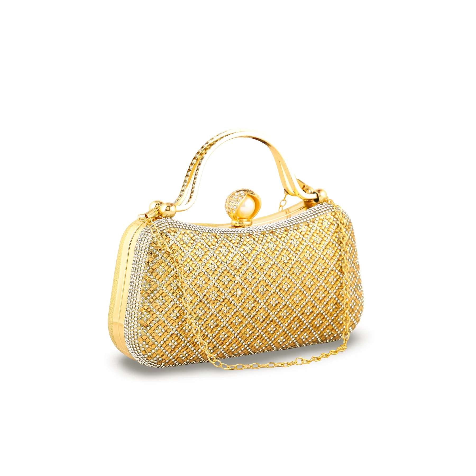 Golden Bridal Clutch p24263 - Image 3