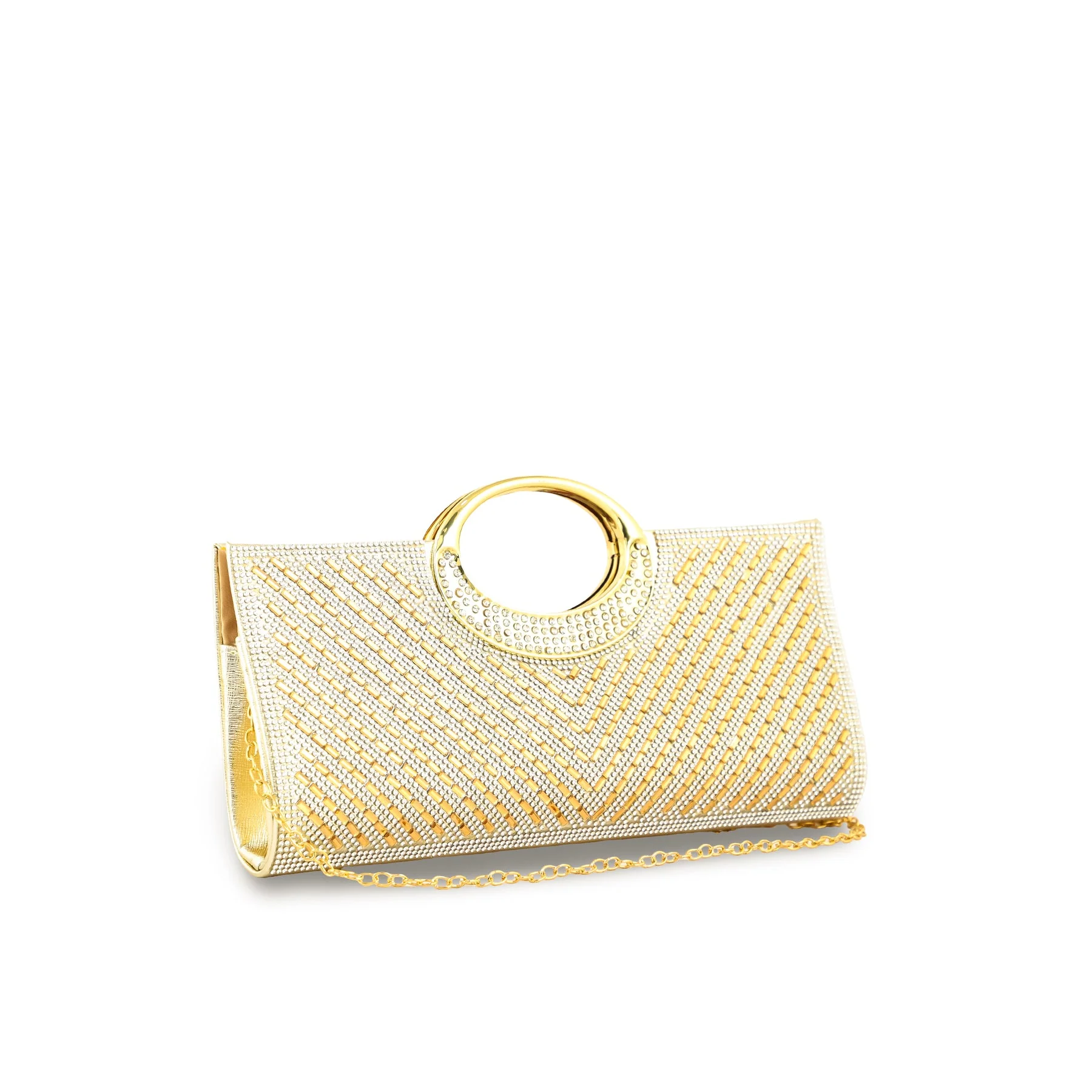 Golden Bridal Clutch p24266 - Image 3