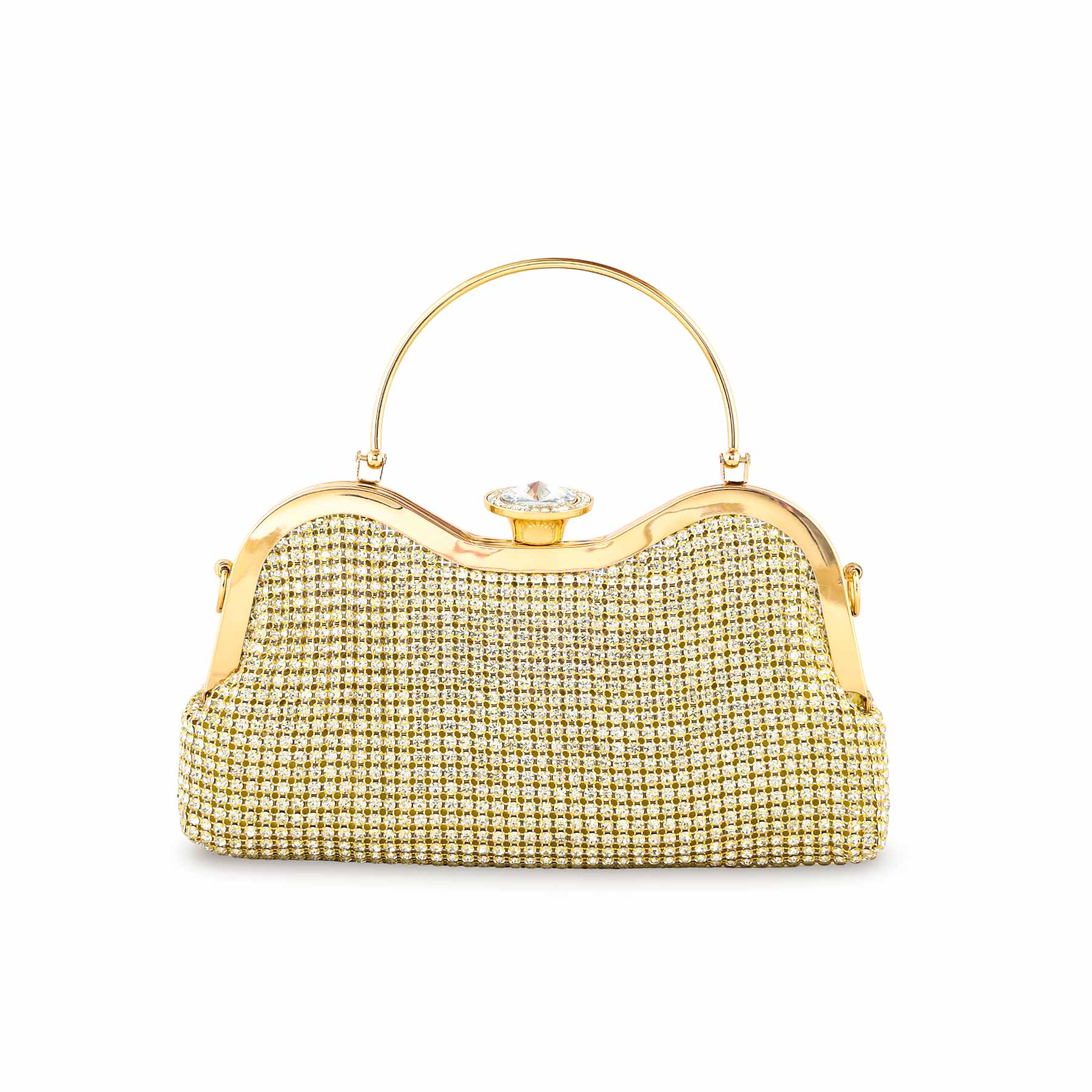 Golden Bridal Clutch P24297 - Image 4