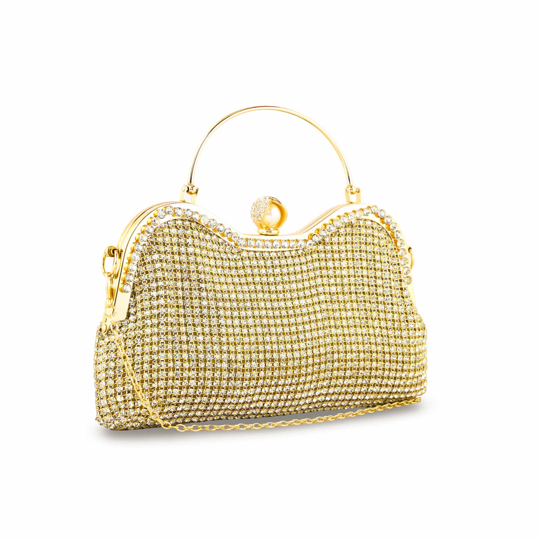 Golden Bridal Clutch P24298 - Image 3