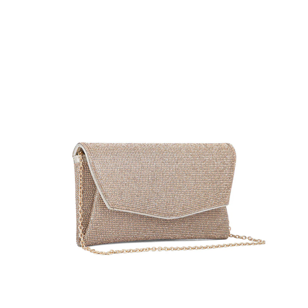 Golden Bridal Clutch P24322 - Image 3