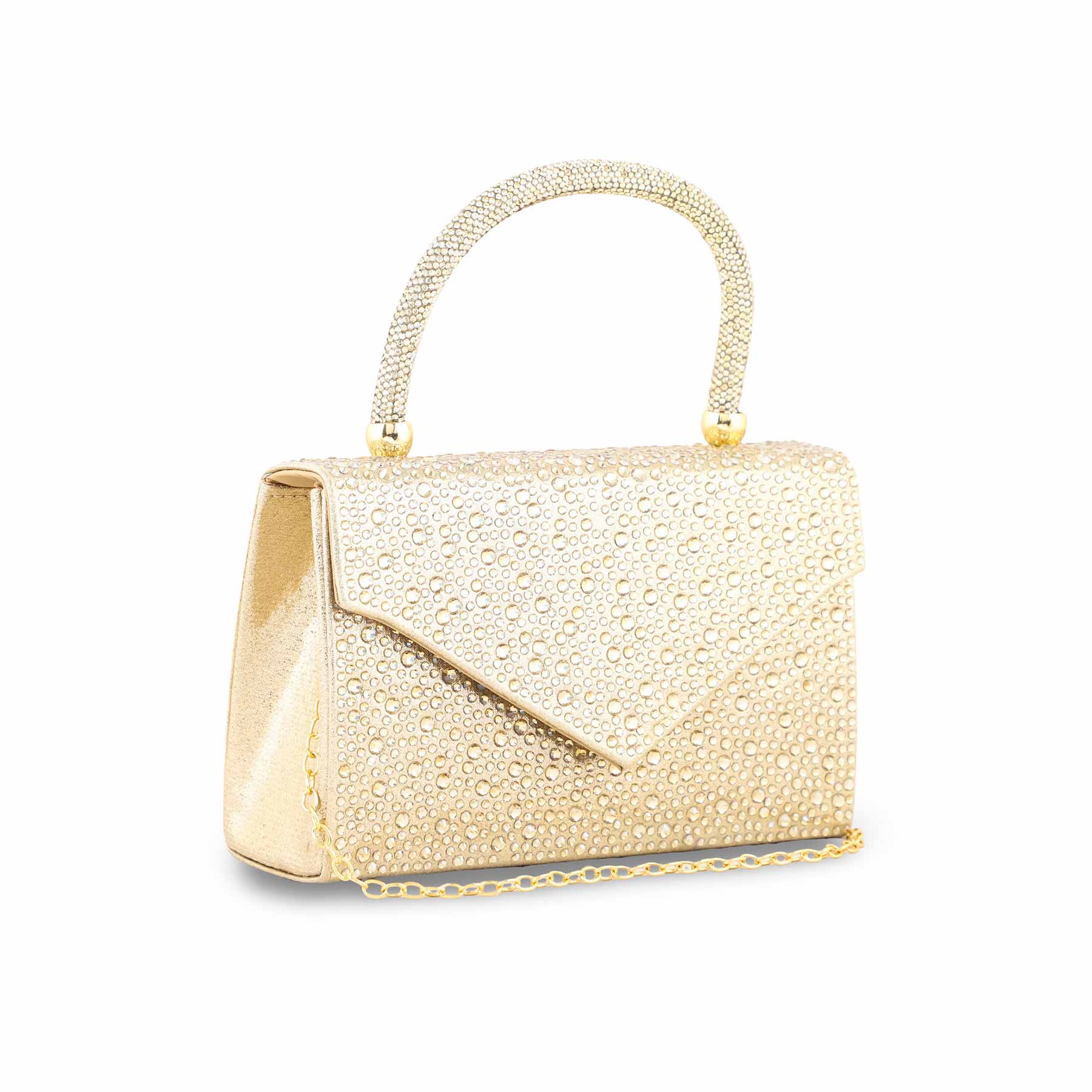 Golden Bridal Clutch P24370 - Image 3