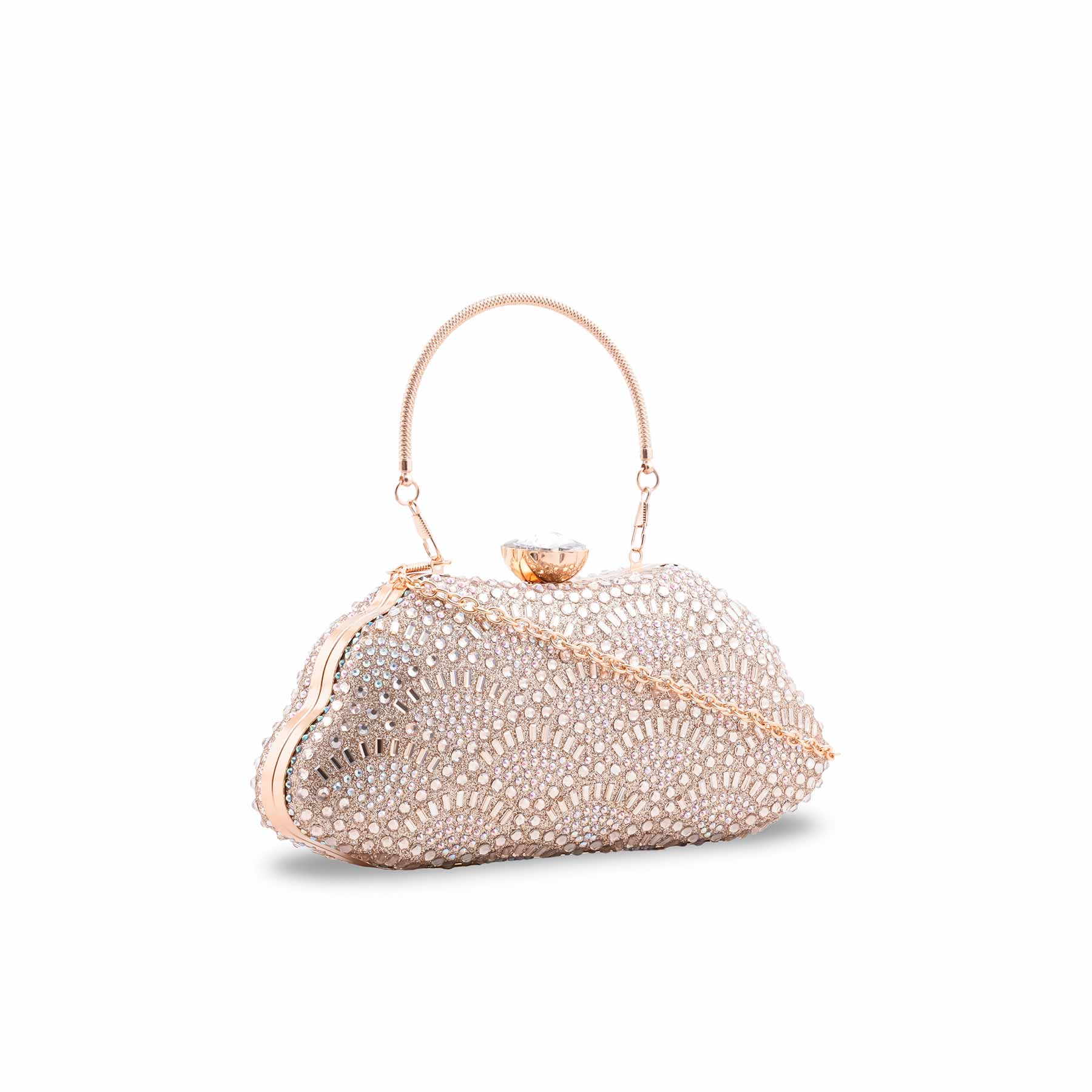 Golden Bridal Clutch P24464 - Image 3