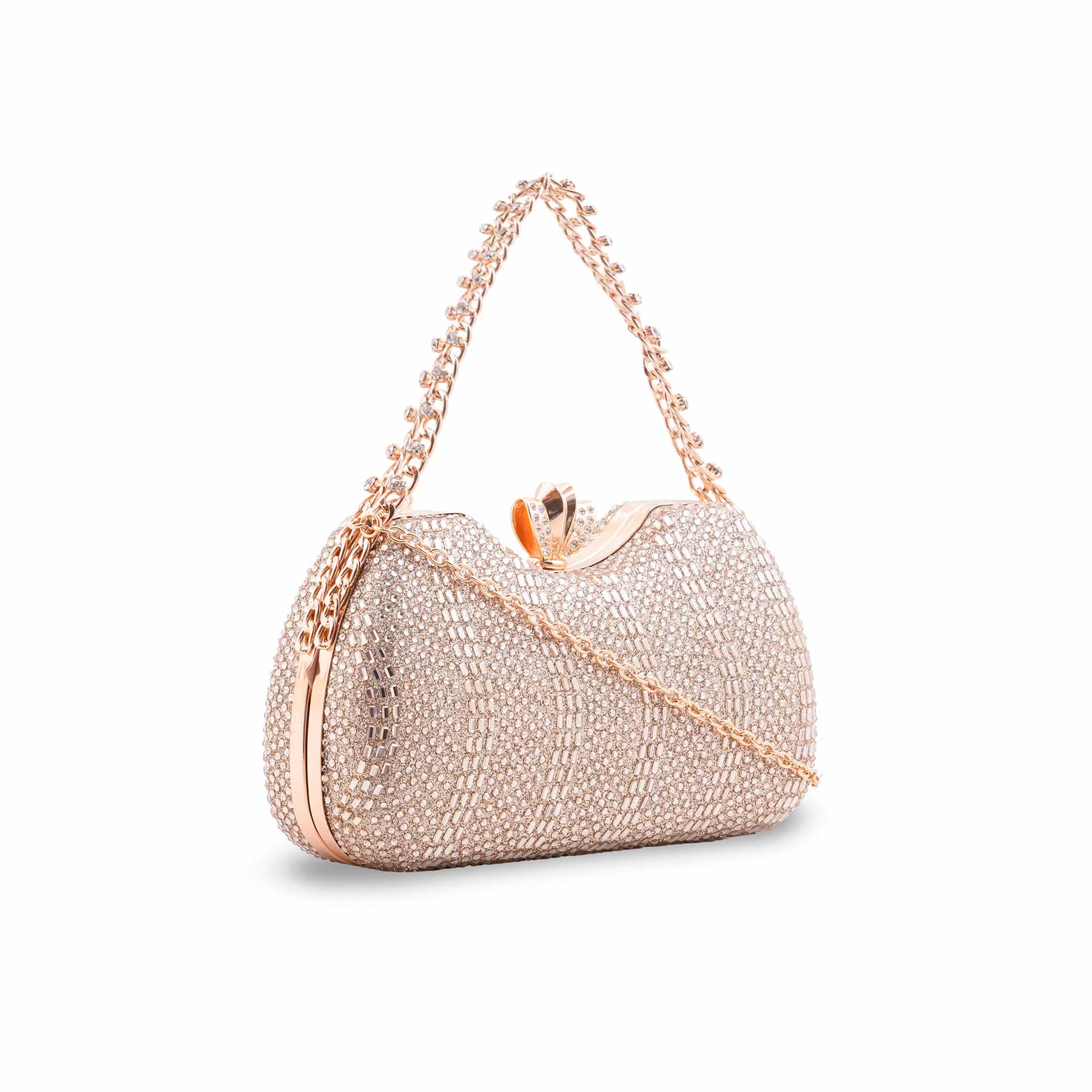 Golden Bridal Clutch P24475 - Image 3