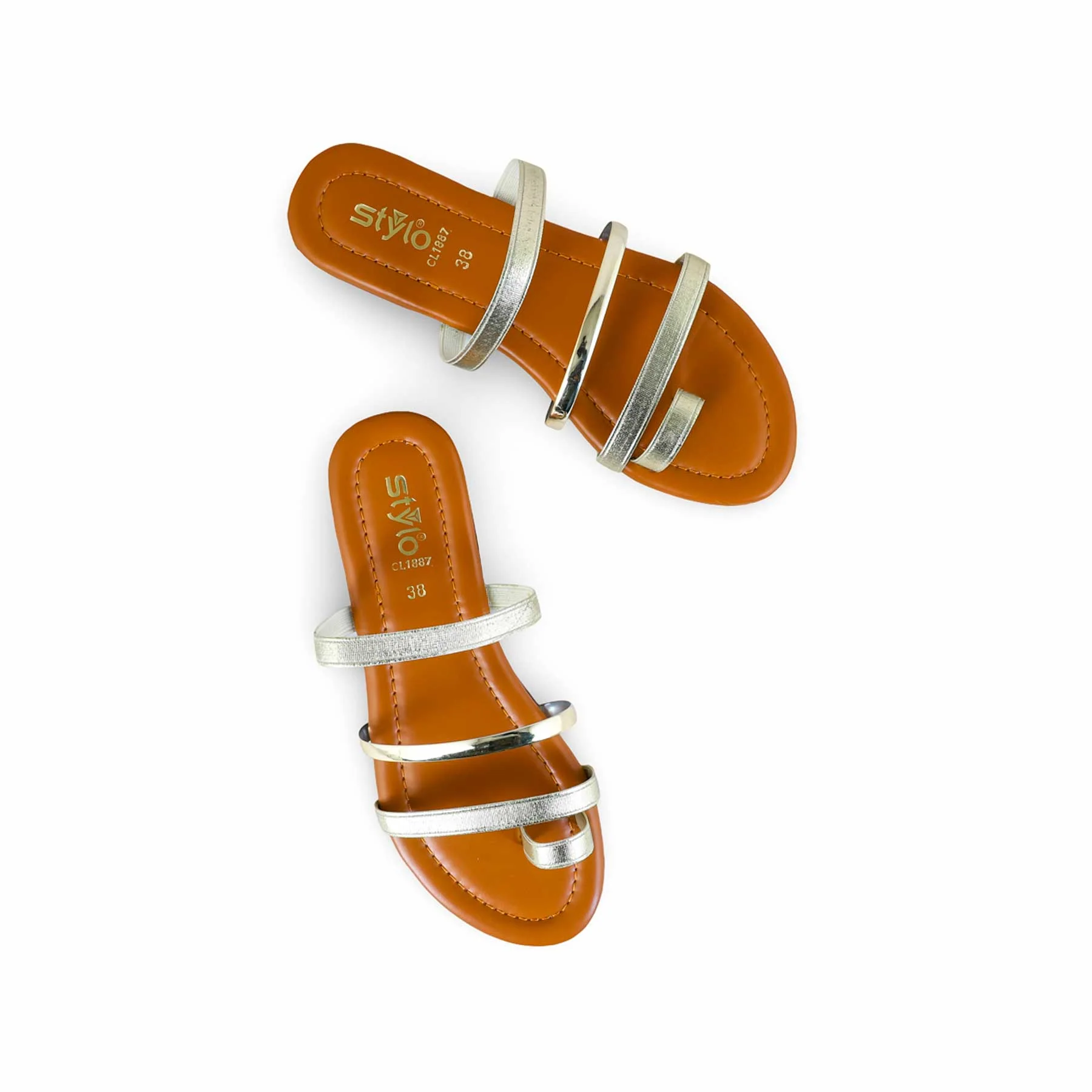 Golden Casual Chappal CL1887 - Image 5