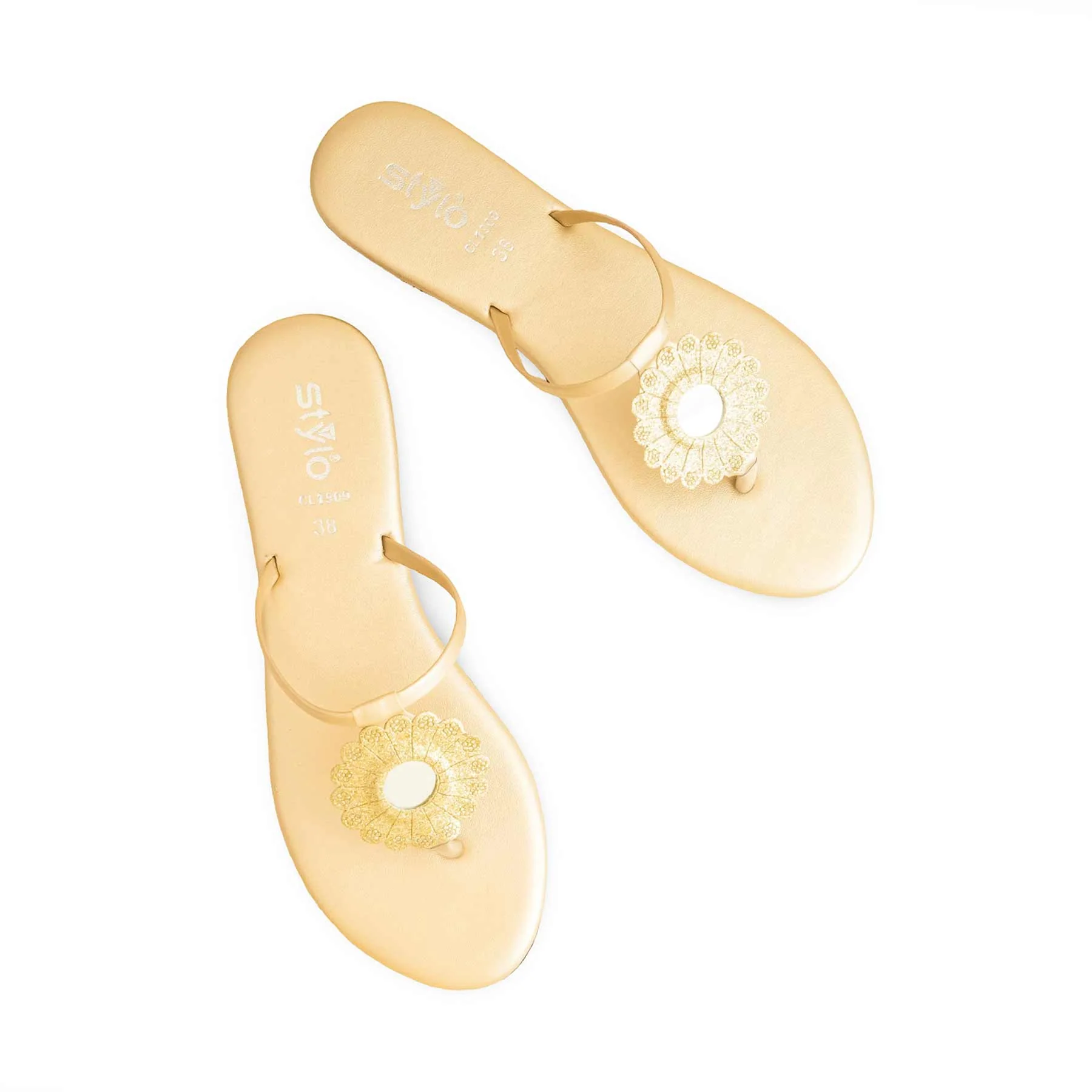 Golden Casual Chappal CL1909 - Image 5