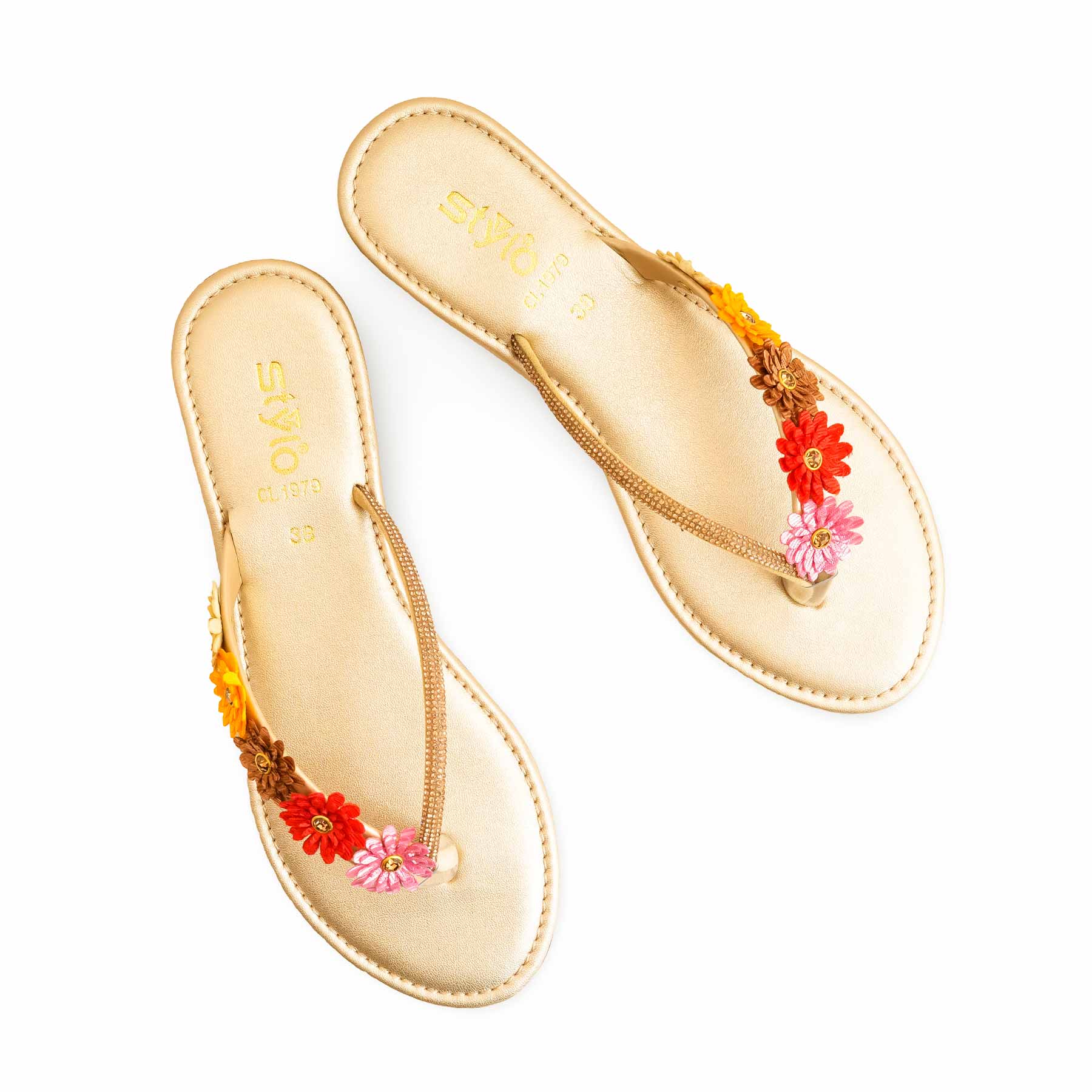 Golden Casual Chappal CL1979 - Image 5