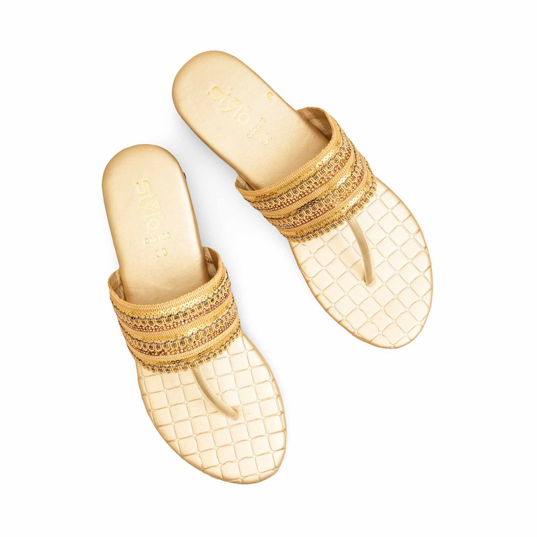 Golden Casual Chappal CL2135 - Image 5