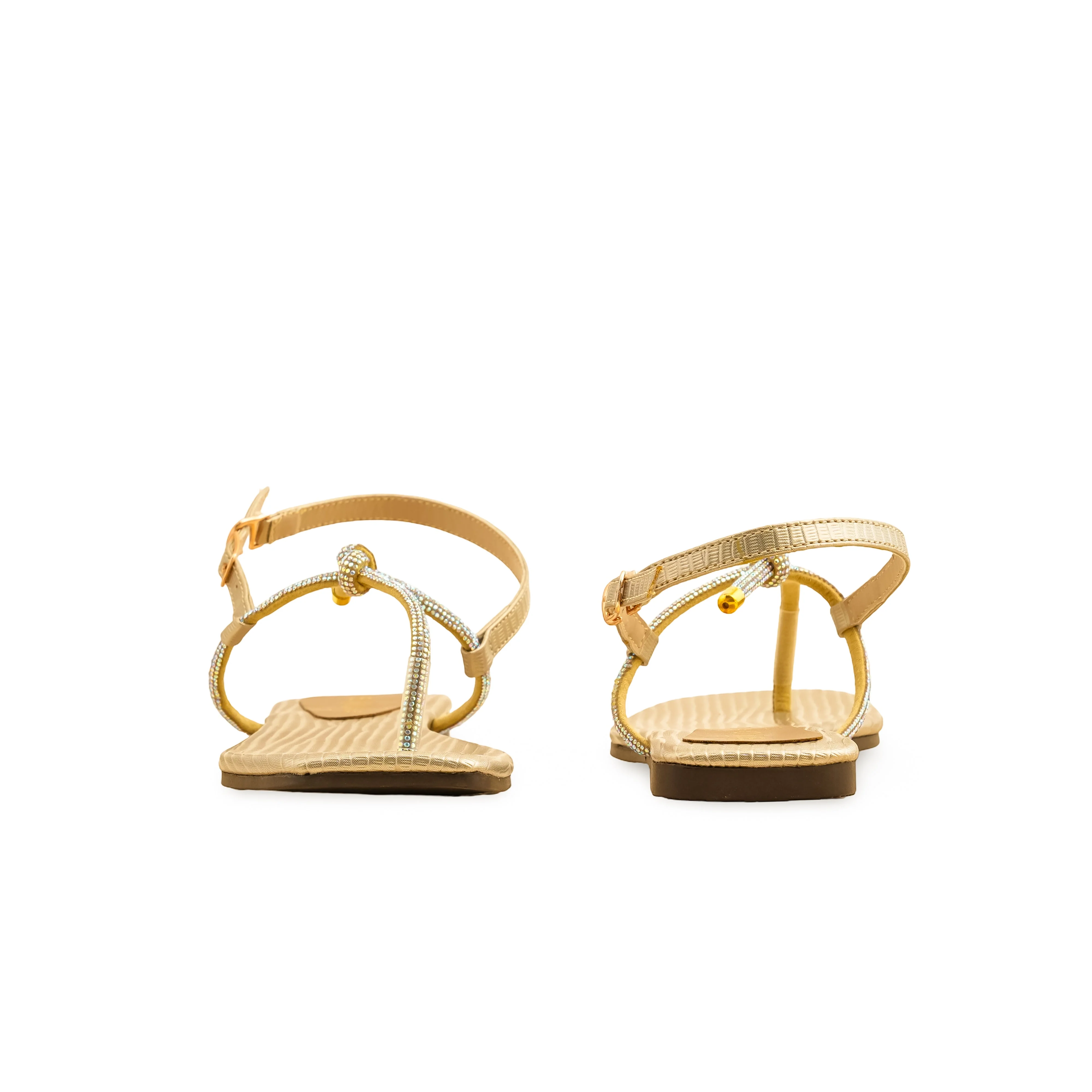 Golden Casual Chappal For Ladies CL2084 - Image 5