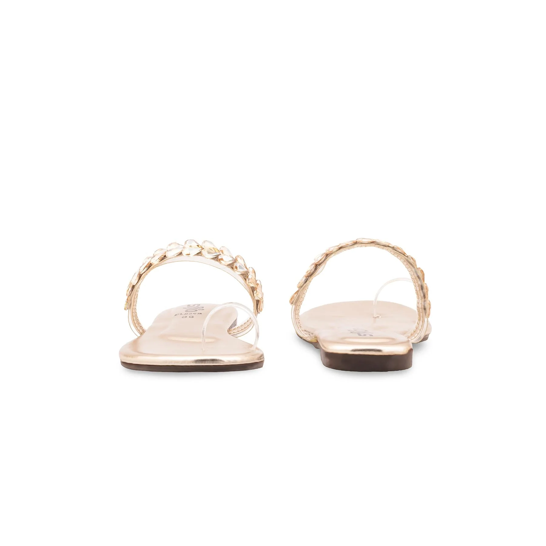 Golden Casual Chappal For Ladies CL2269 - Image 4