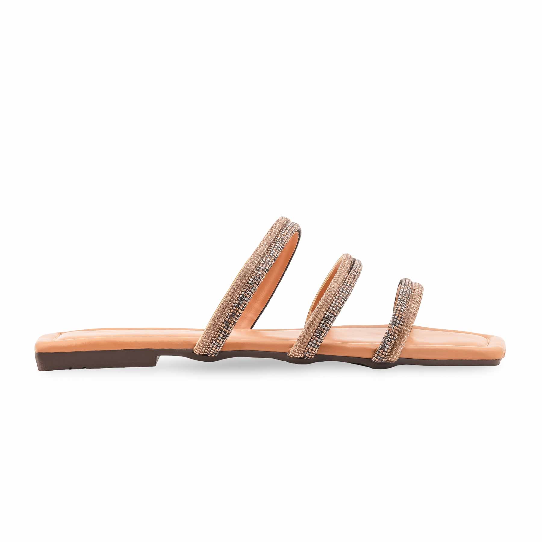 Golden Casual Slipper For Ladies CL2219 - Image 2