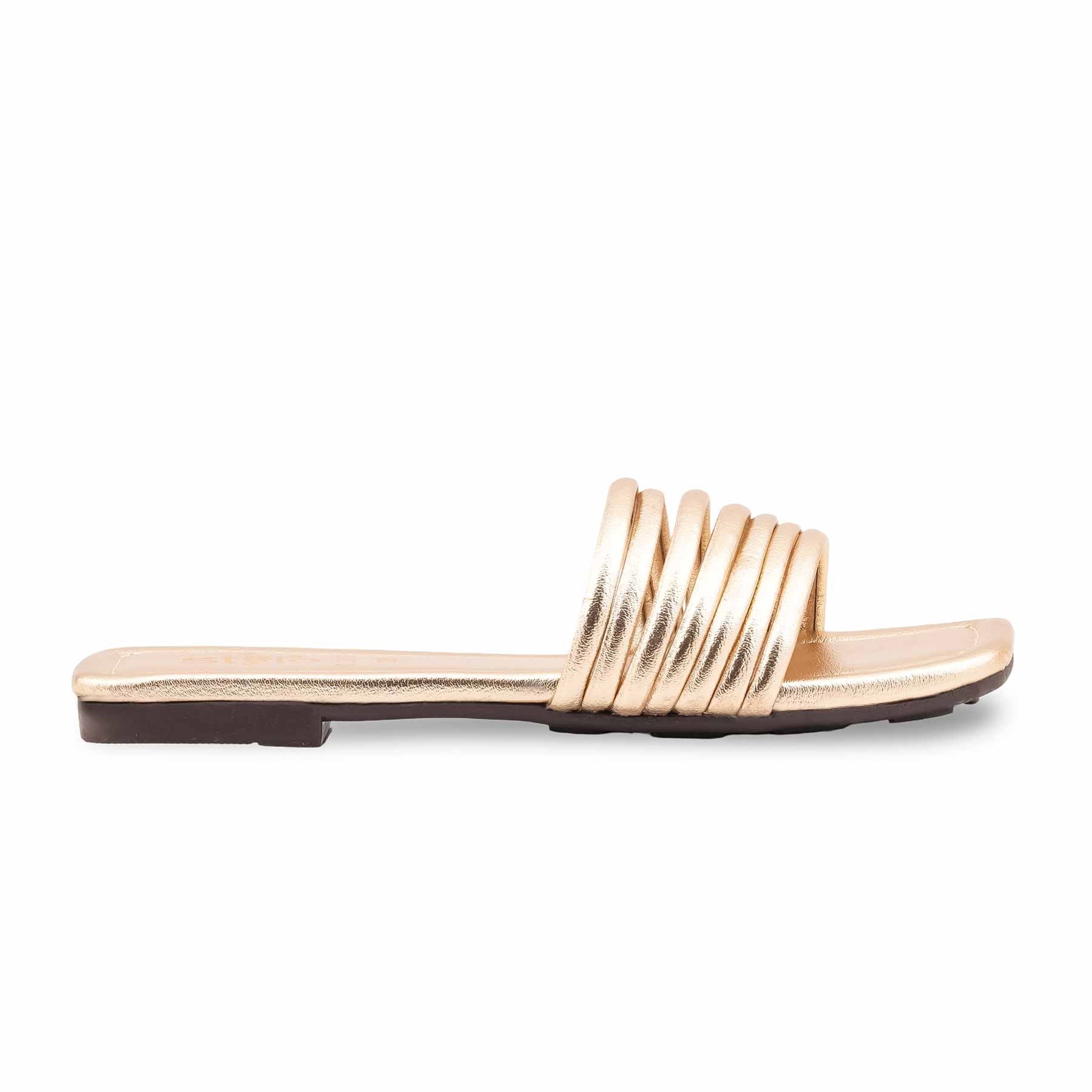 Golden Casual Slipper For Ladies CL2270 - Image 2