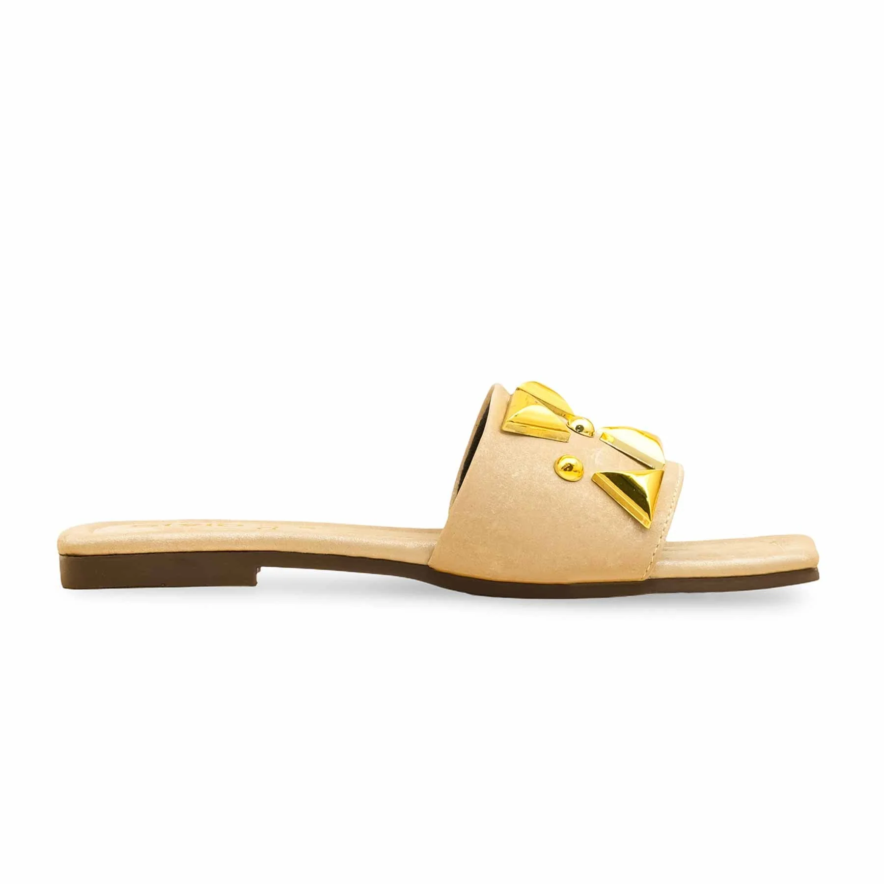 Golden Casual Slipper For Women CL2074 - Image 2