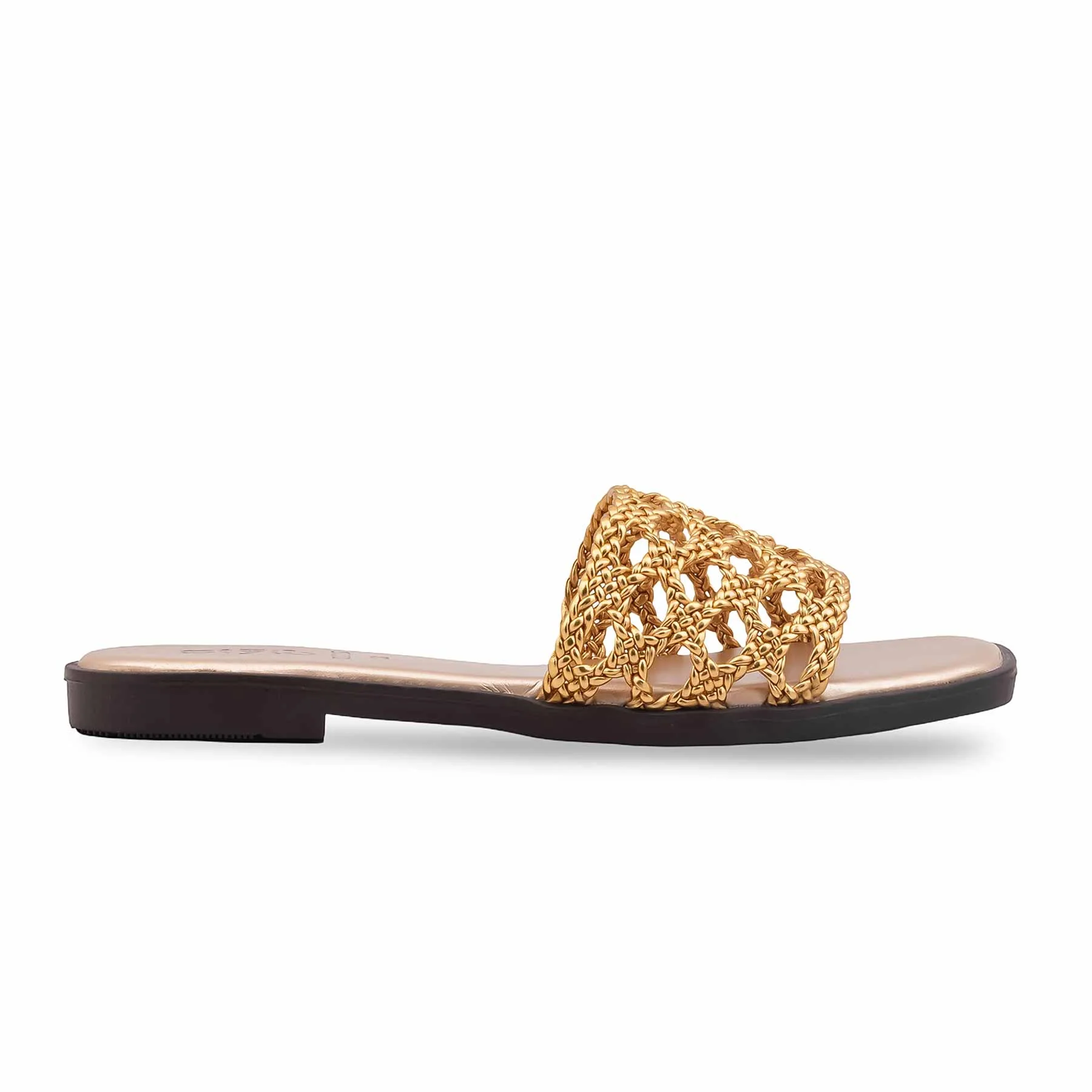 Golden Casual Slipper For Women CL2225 - Image 2