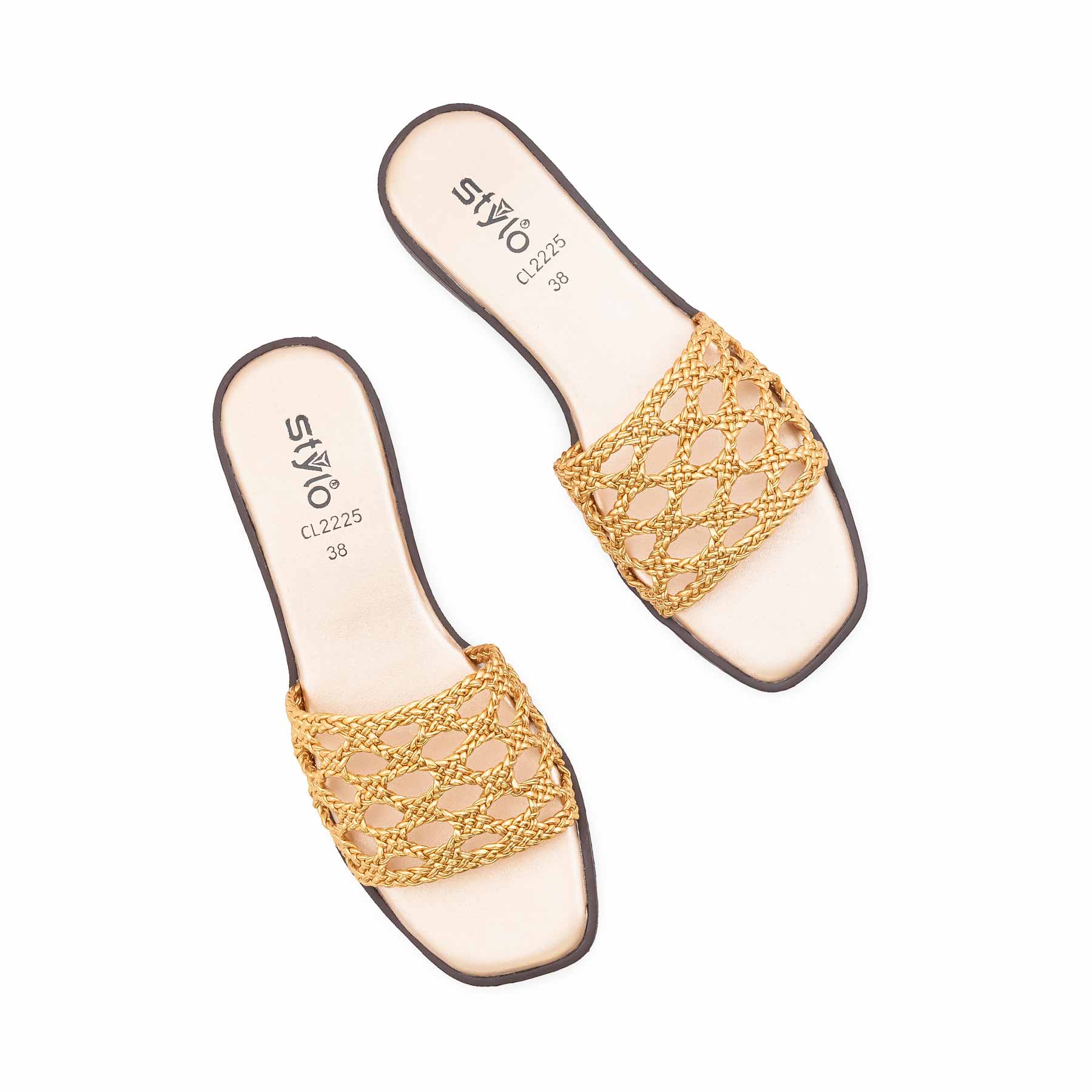 Golden Casual Slipper For Women CL2225 - Image 5