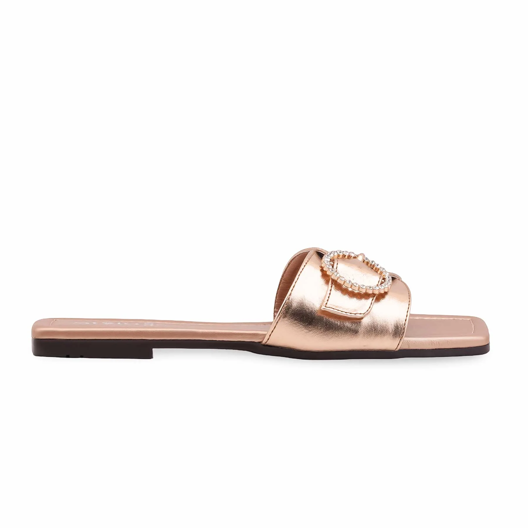 Golden Casual Slipper For Women CL2257 - Image 2