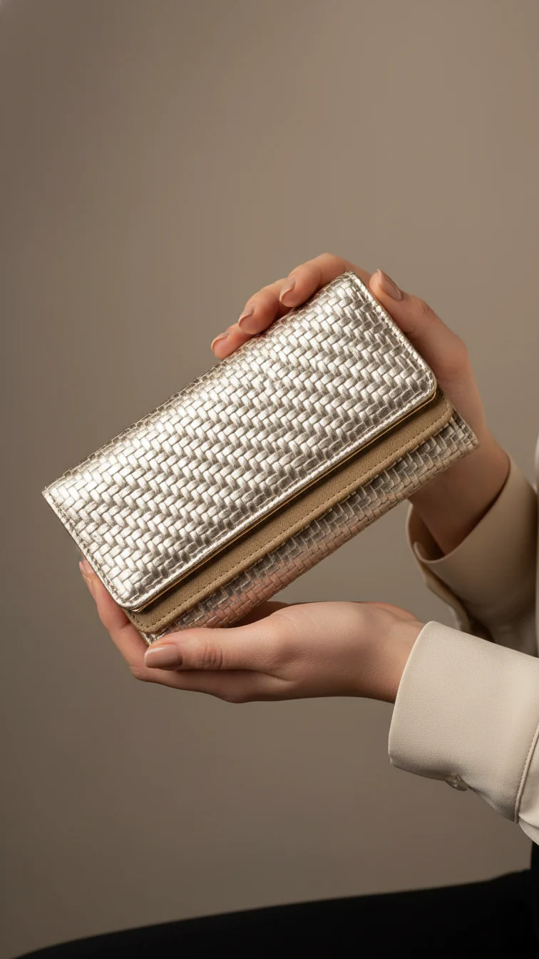 Golden Casual Wallet For Women P71138