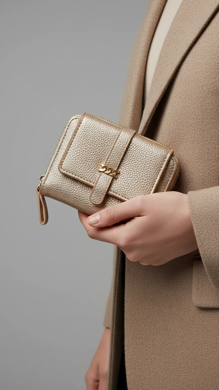 Golden Casual Wallet For Women P71151
