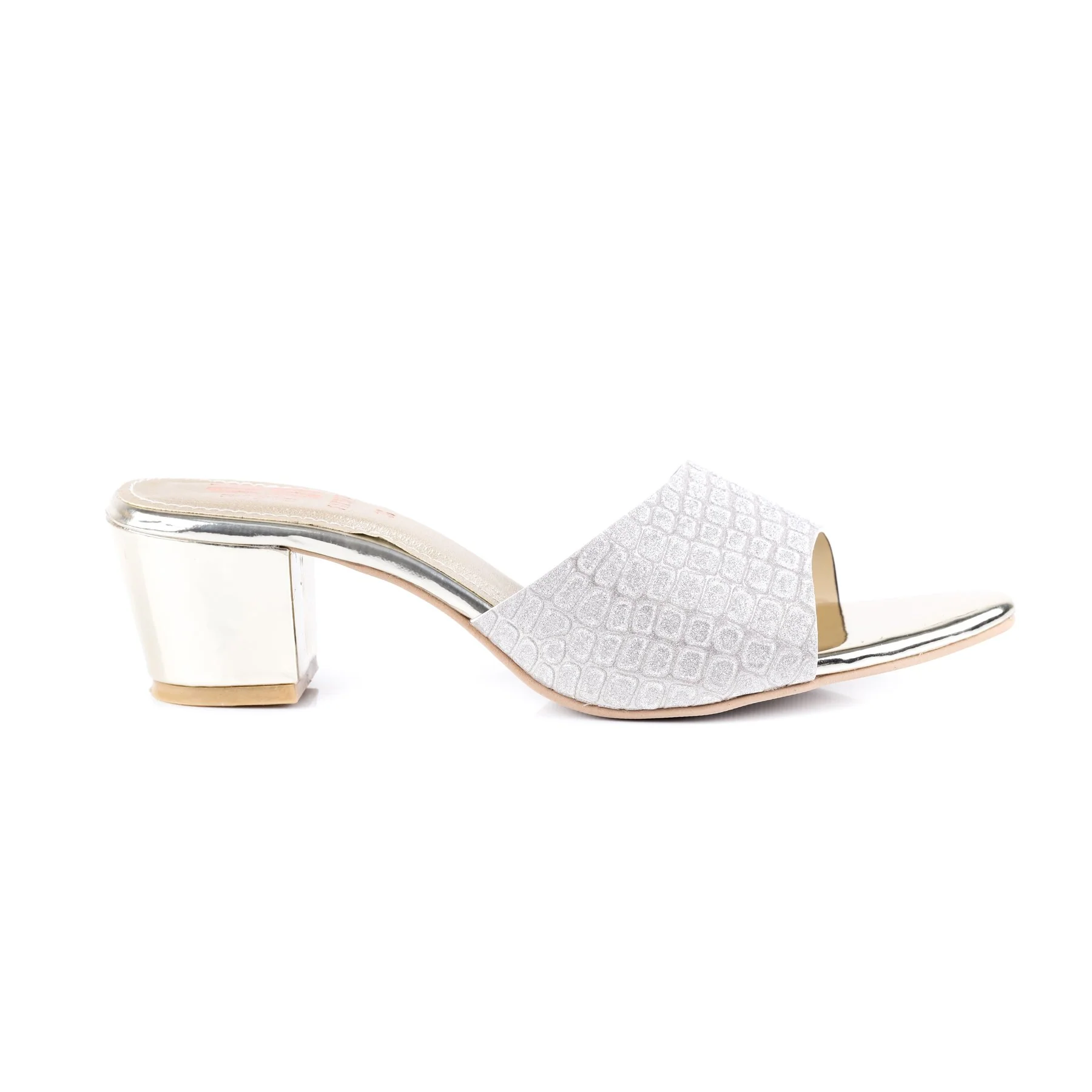Golden Color Fancy Slippers FN7377 - Image 2