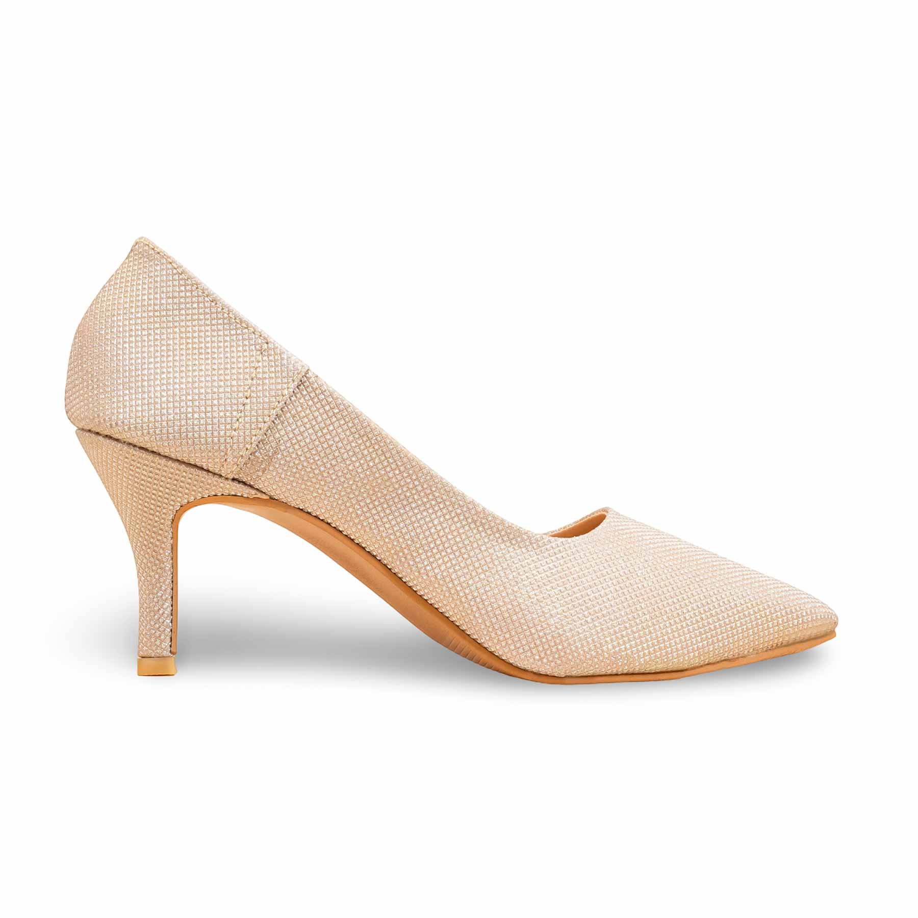Golden Court Shoes For Women WN7538 - Image 2
