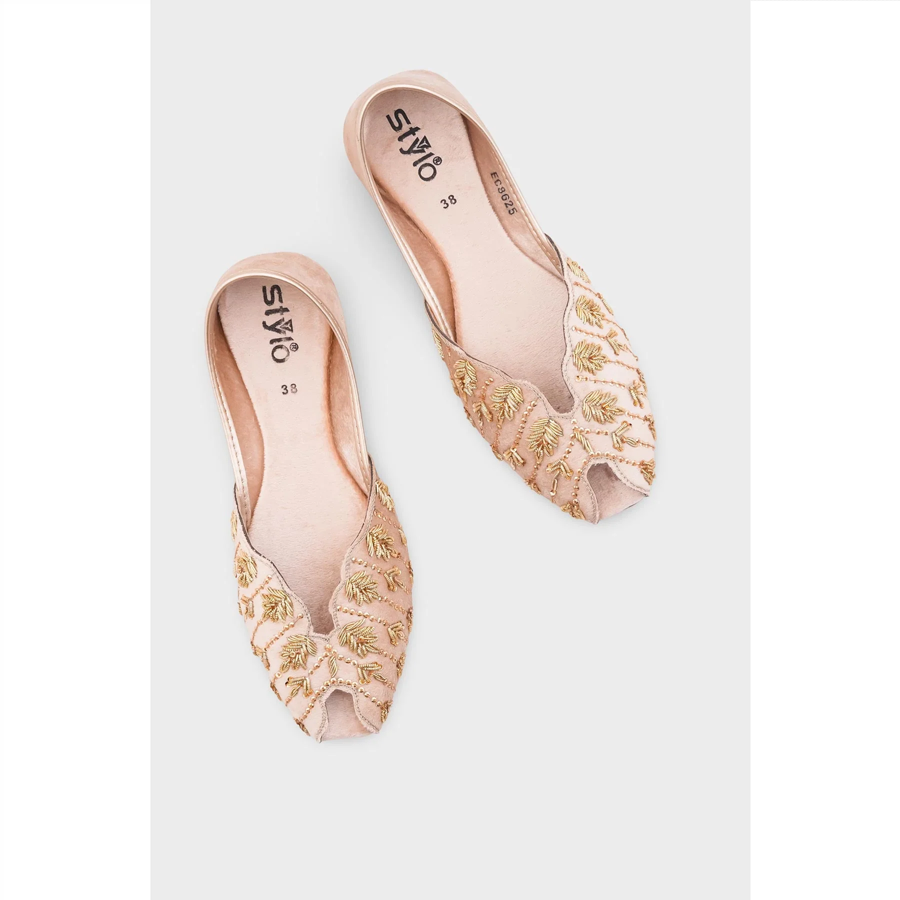 Golden Khussa For Women EC8625 - Image 5