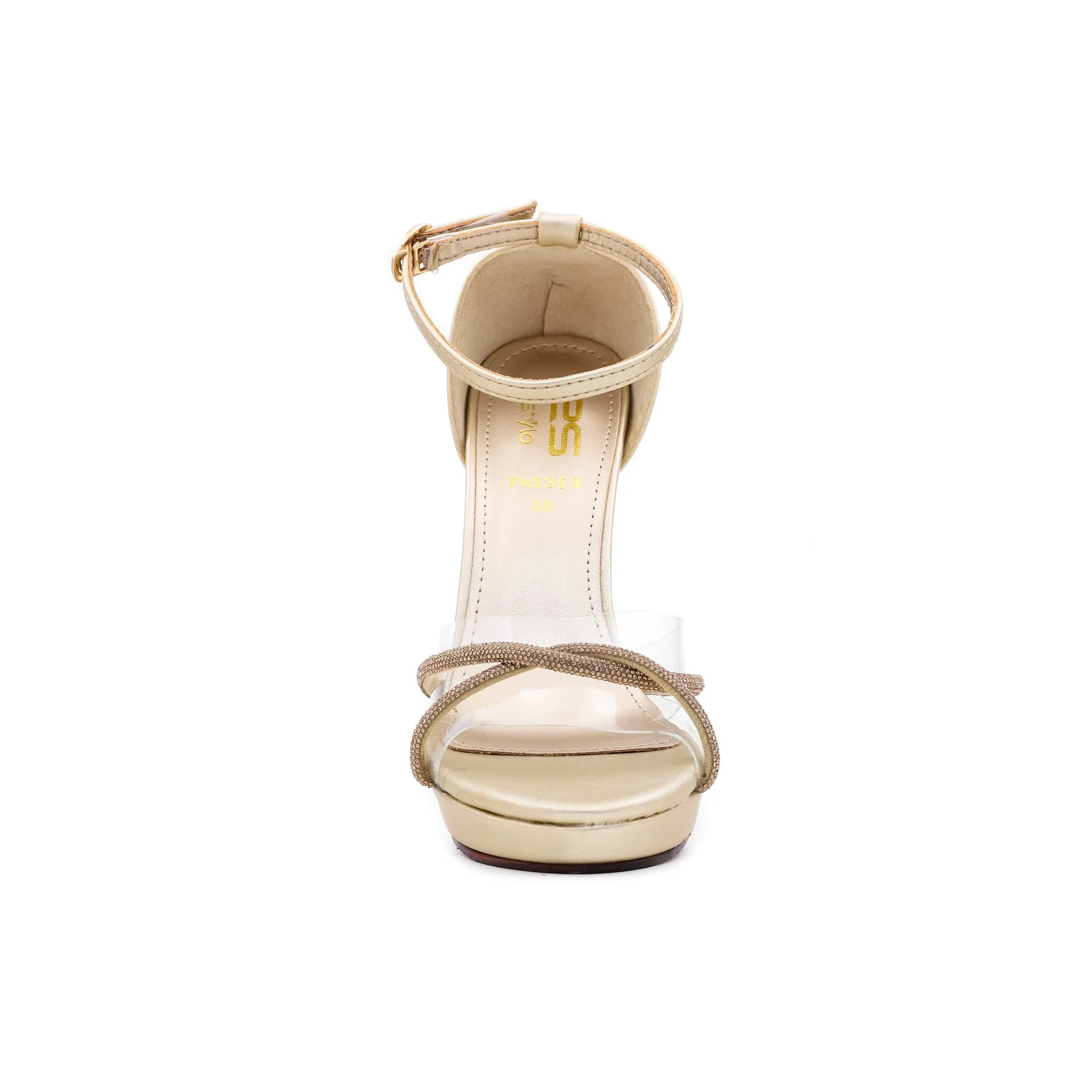 Golden Fancy Bridal Sandal FN5369 - Image 3