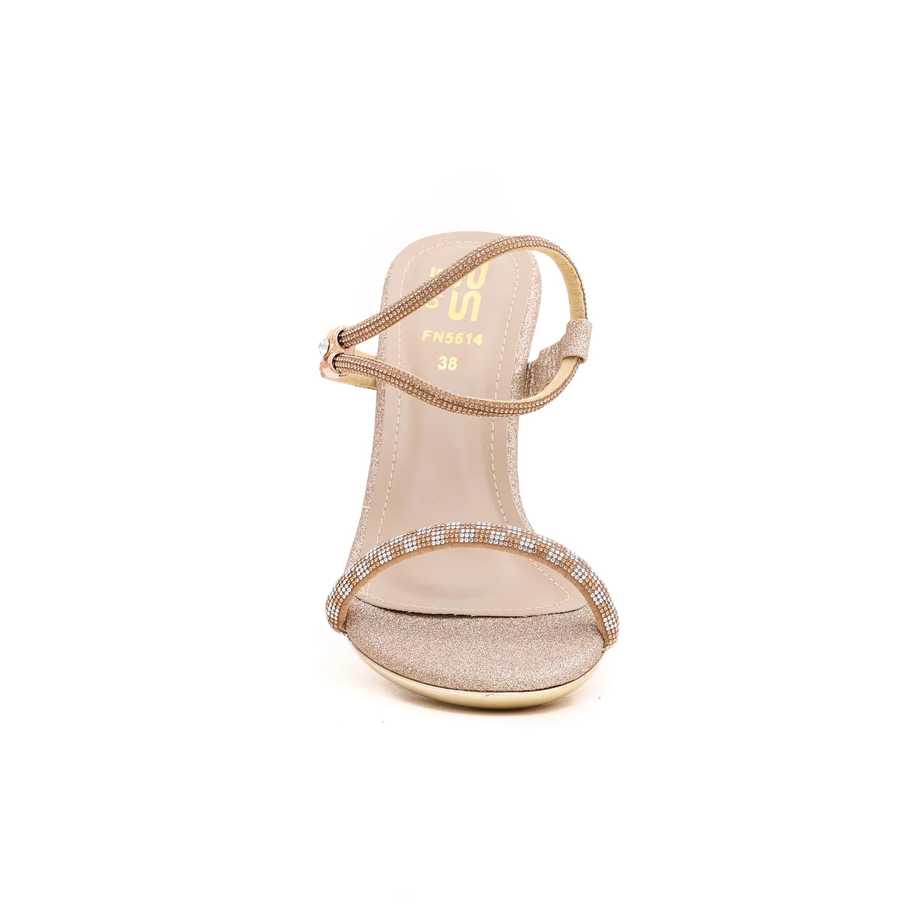 Golden Fancy Bridal Sandal FN5614 - Image 3