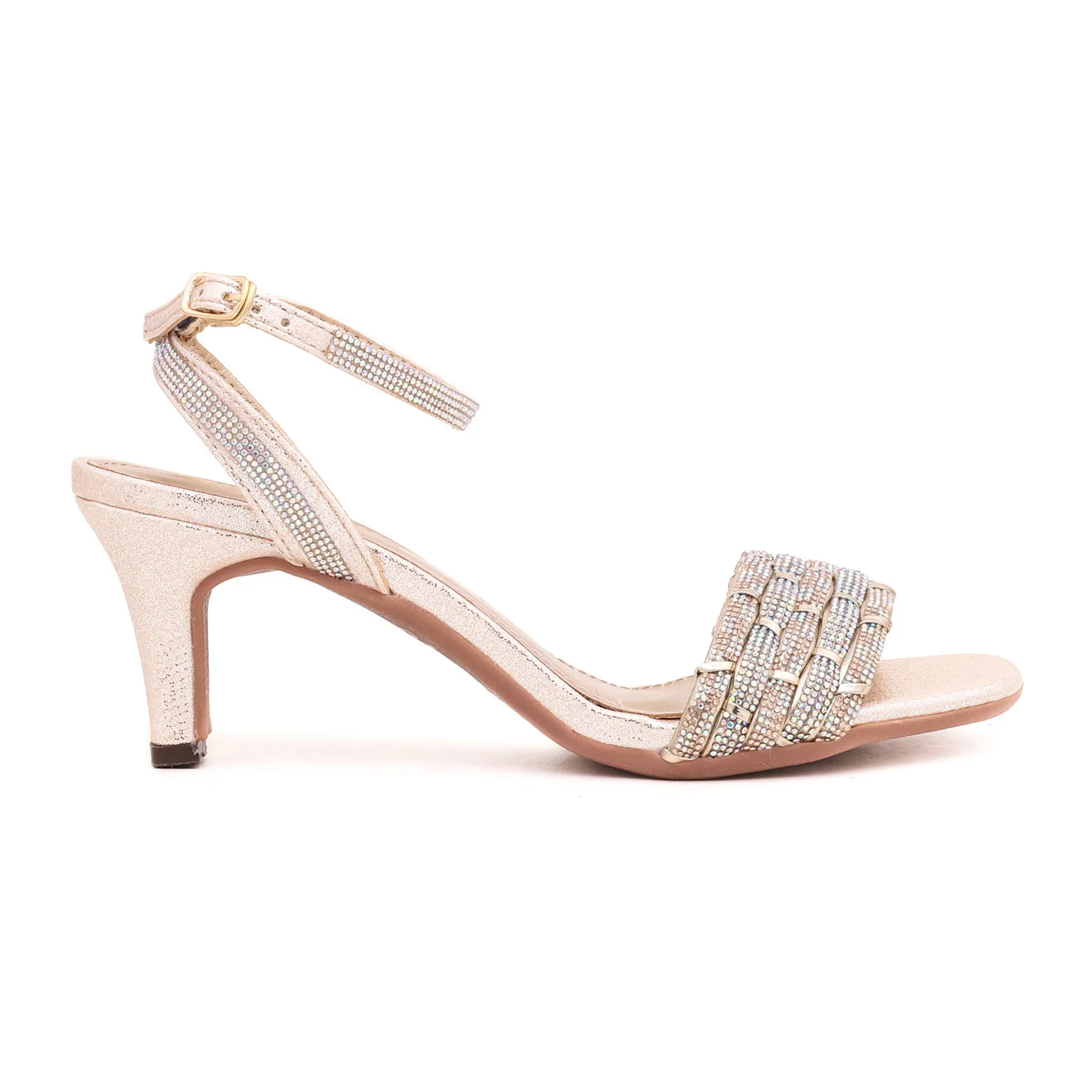 Golden Fancy Bridal Sandal FN5700 - Image 2