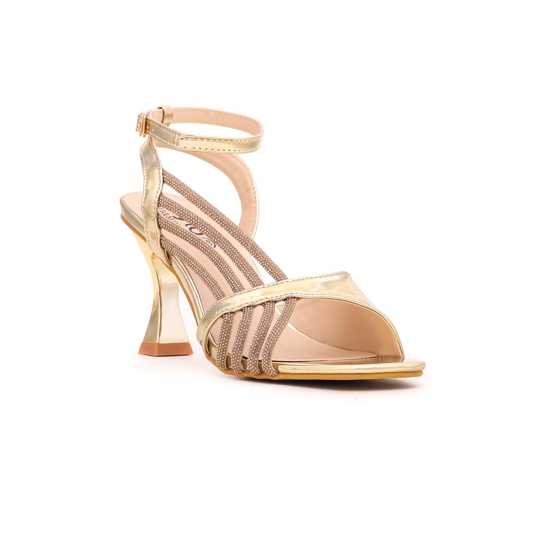 Golden Fancy Bridal Sandal FN5722 - Image 3