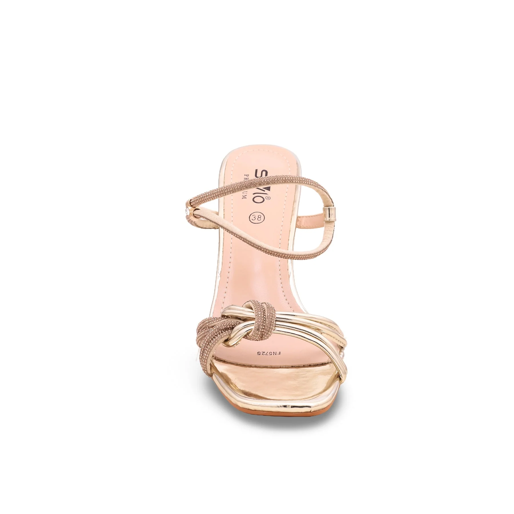 Golden Fancy Bridal Sandal FN5725 - Image 4
