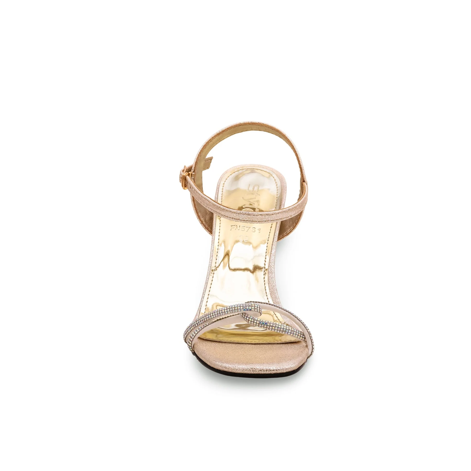 Golden Fancy Bridal Sandal FN5761 - Image 4