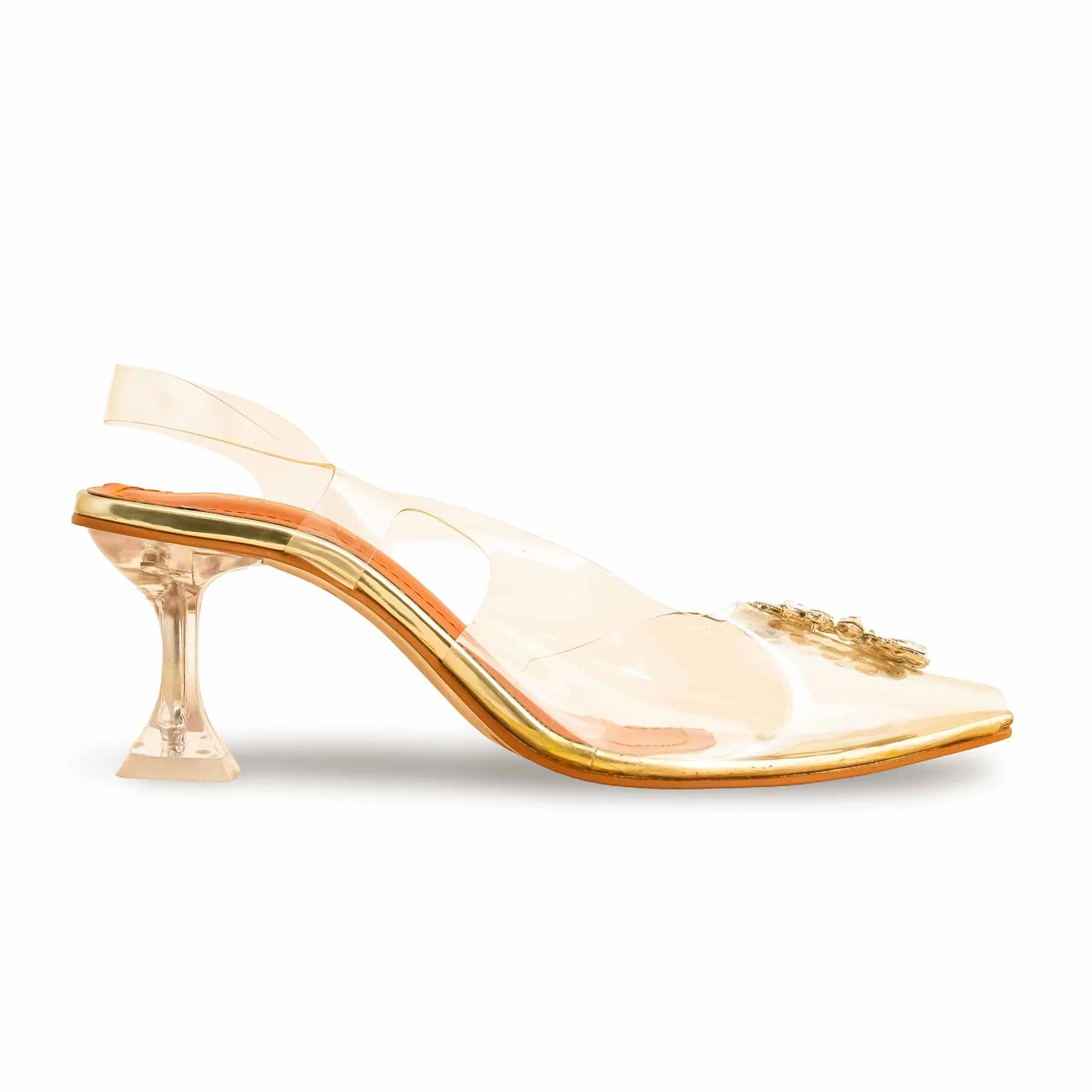 Golden Fancy Bridal Sandal FN5823