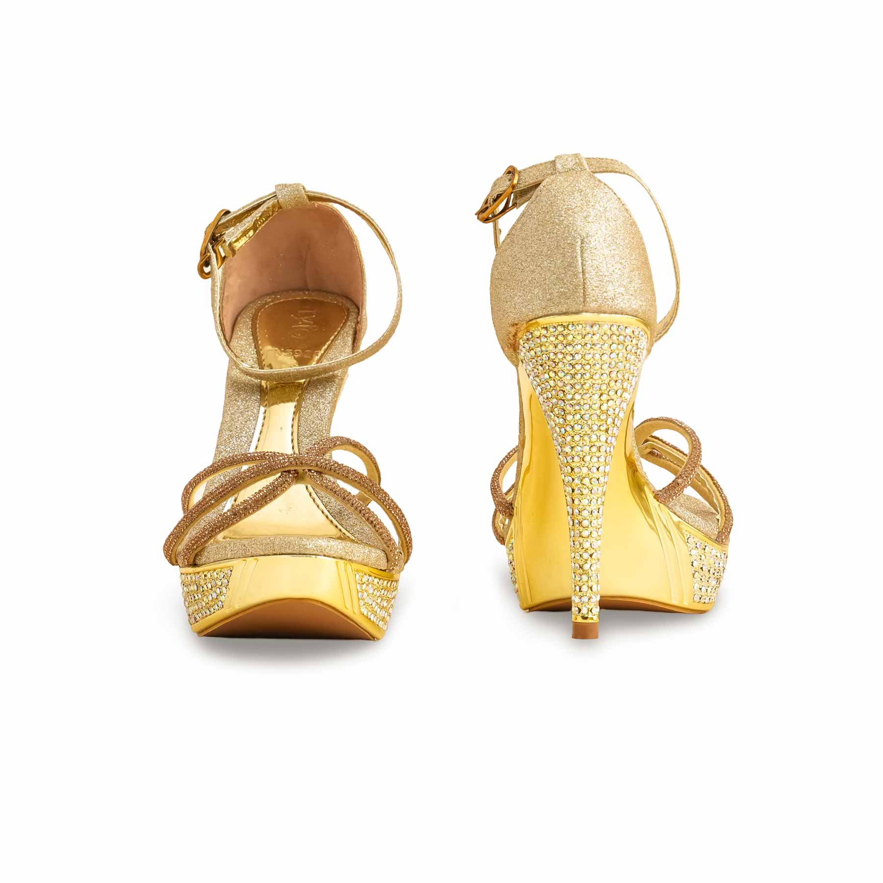 Golden Fancy Bridal Sandal FN5938 - Image 4