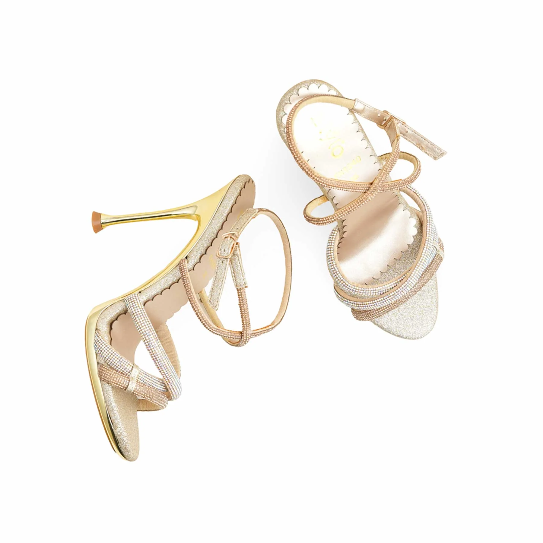 Golden Fancy Bridal Sandal FN5940 - Image 5