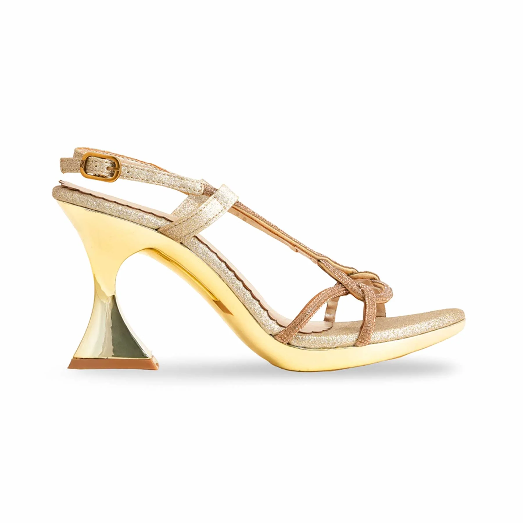 Golden Fancy Bridal Sandal FN5941 - Image 2